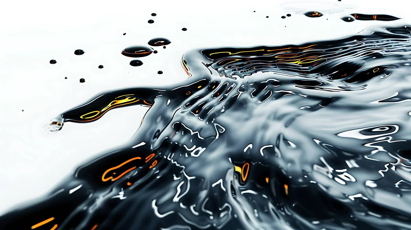 Industrial Oil Spill Causing Water Pollution — free download from Dotvec