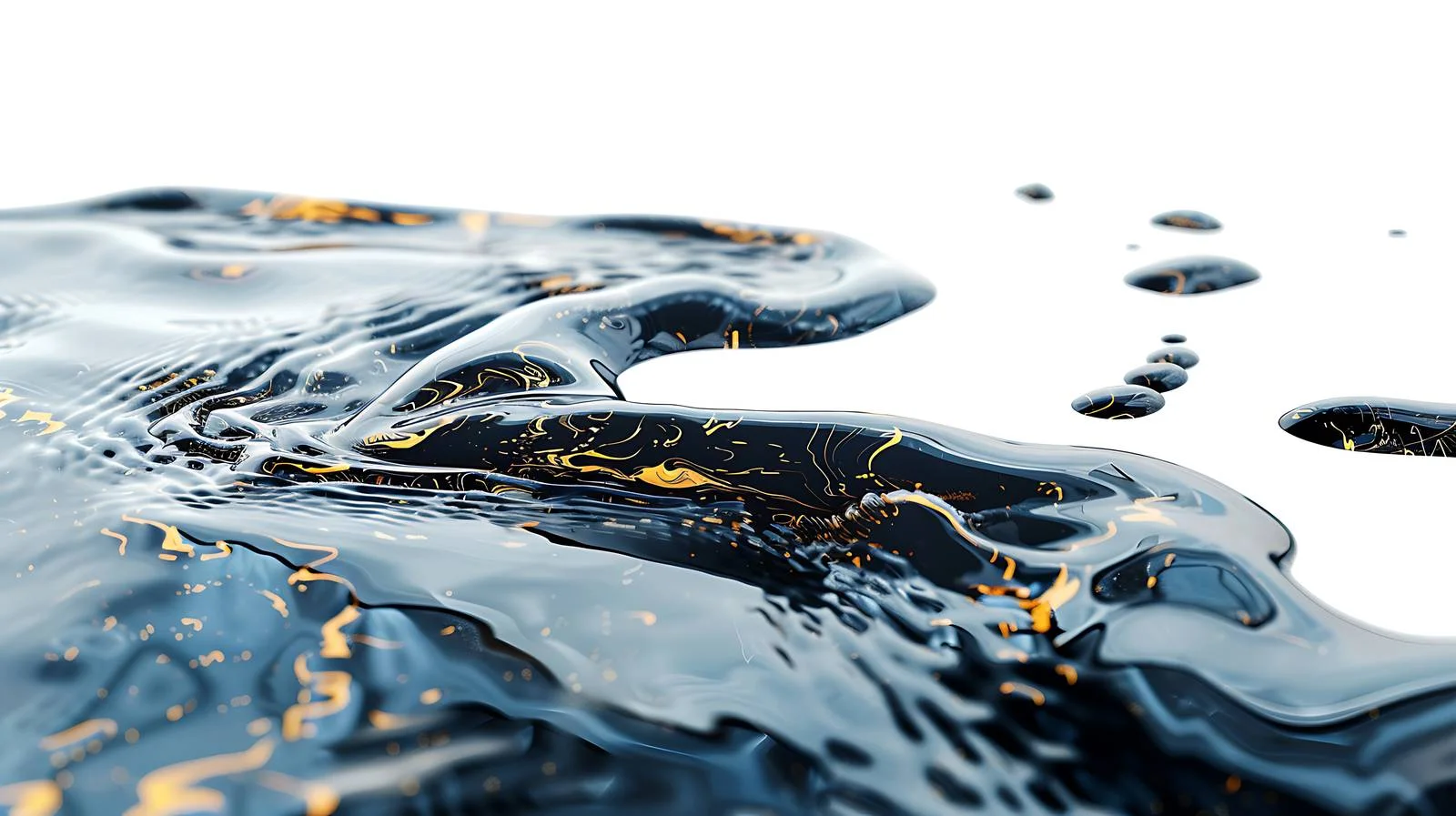Industrial Oil Spill Causing Water Pollution — free download from Dotvec