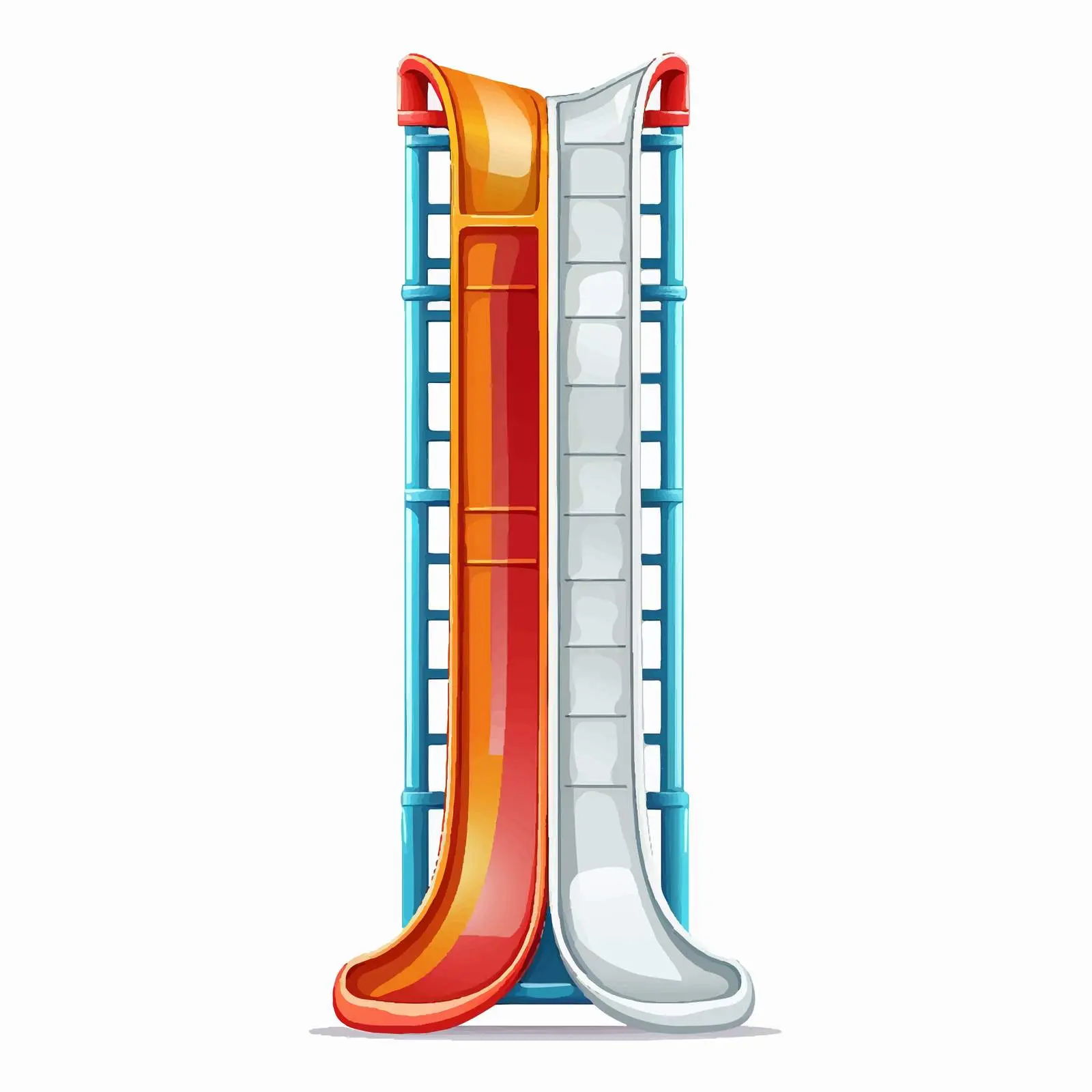 Slide Line Vector Illustration on White Background — free download from Dotvec