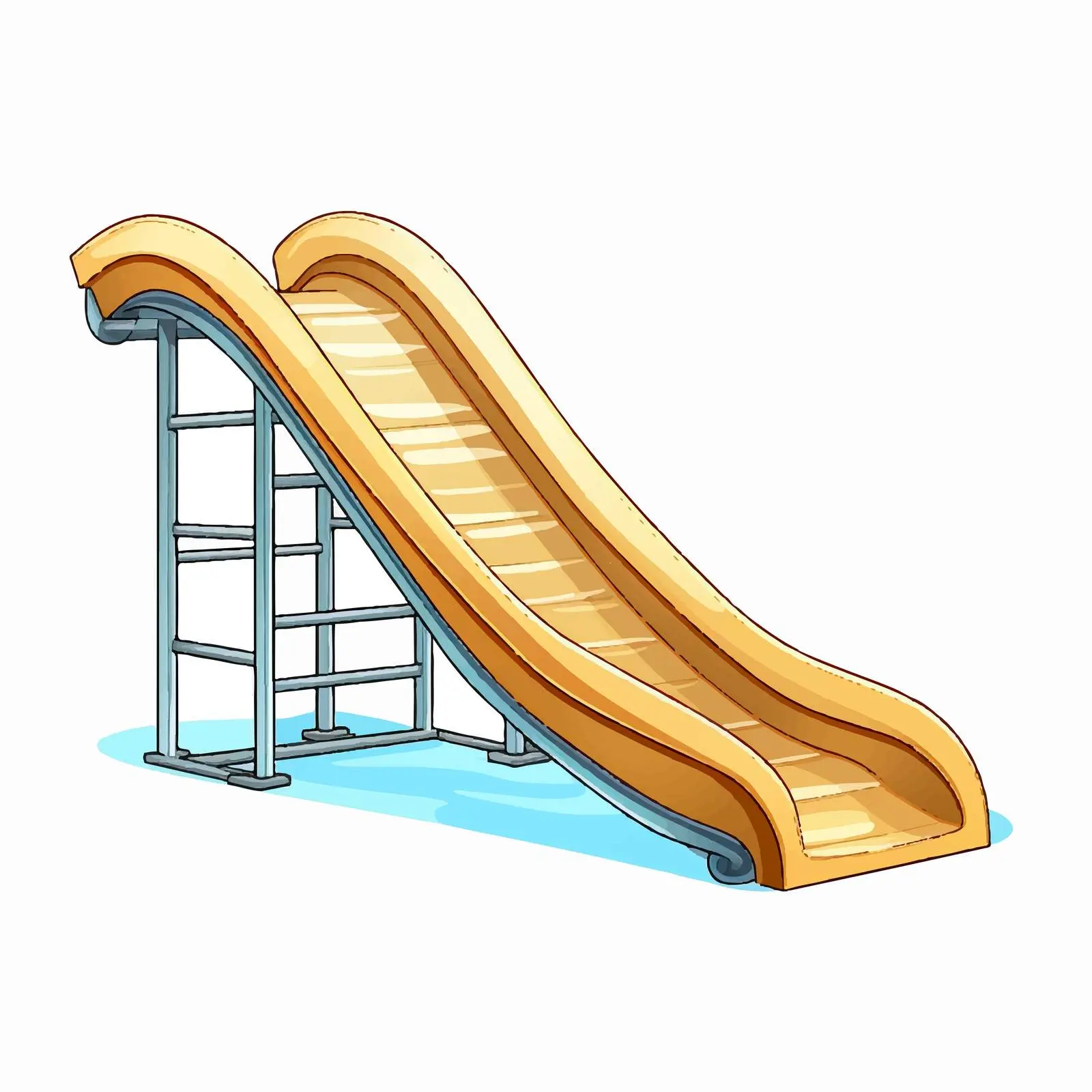 Isolated Slide Line Vector Illustration — free download from Dotvec