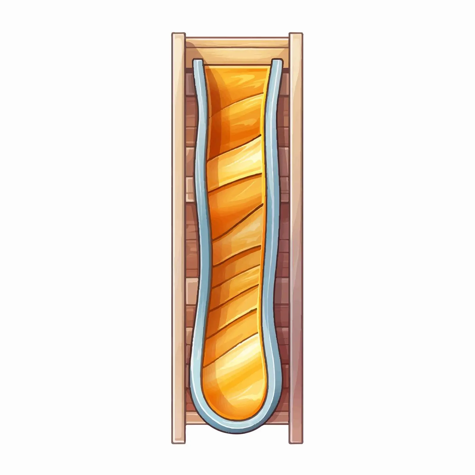 Top View Slide Vector Illustration on White Background — free download from Dotvec