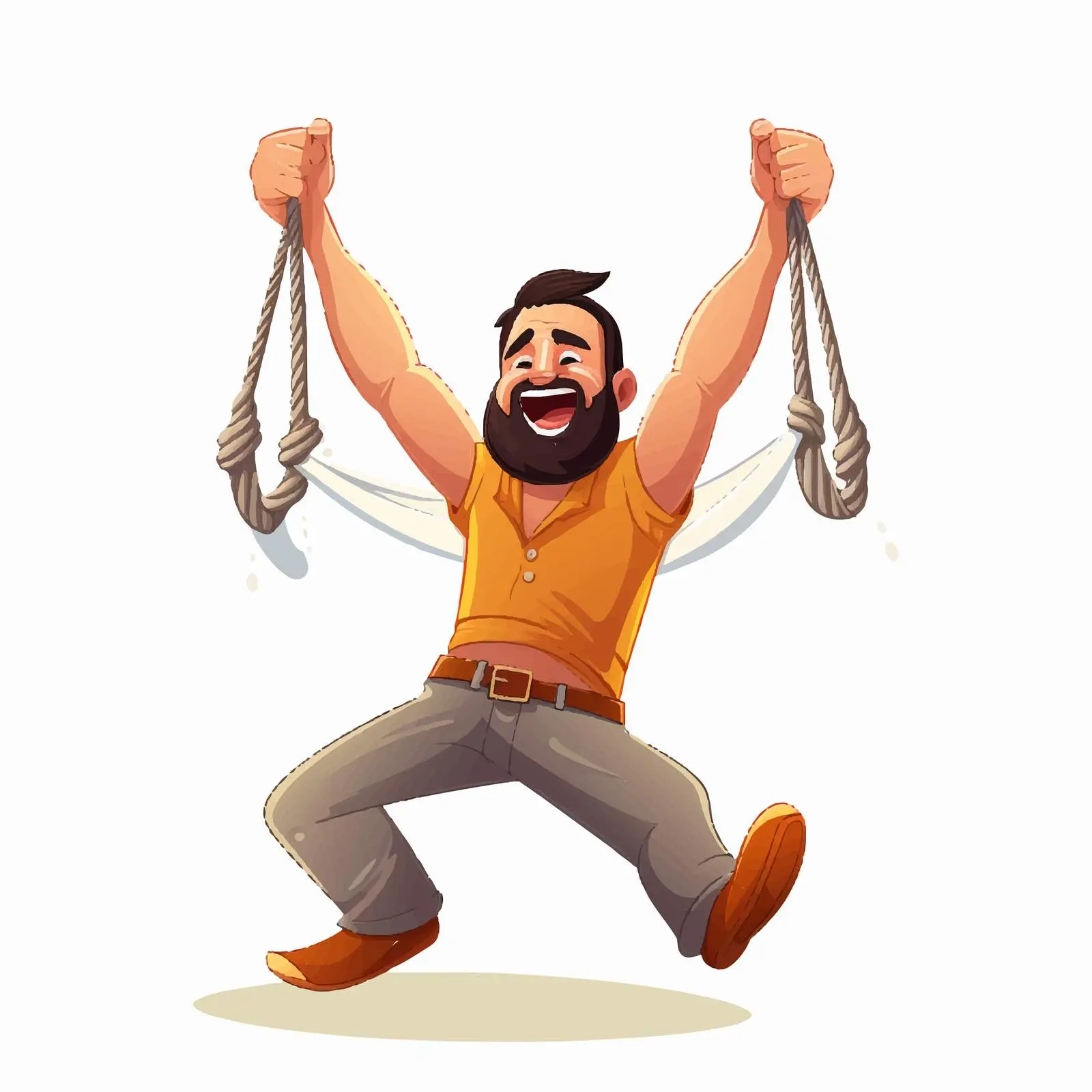 Cartoon Slingshot Vector Illustration — free download from Dotvec