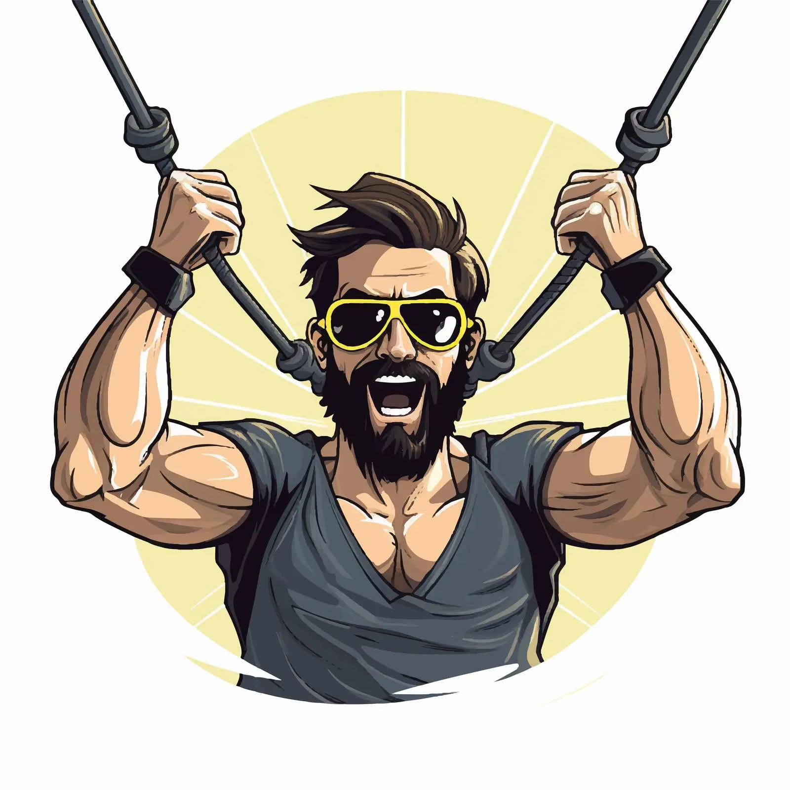 Cartoon Slingshot Vector Illustration Design — free download from Dotvec