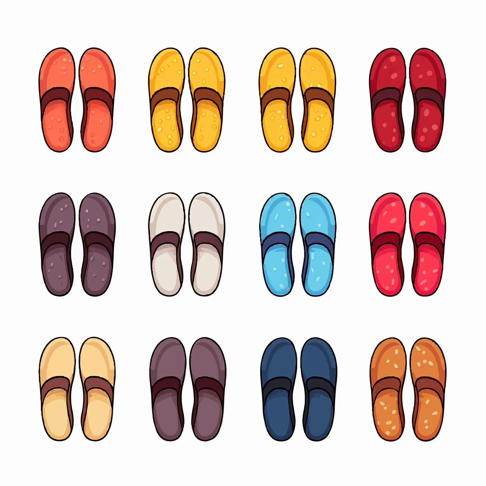 Isolated Slipper Vector Illustration on White Background — free download from Dotvec