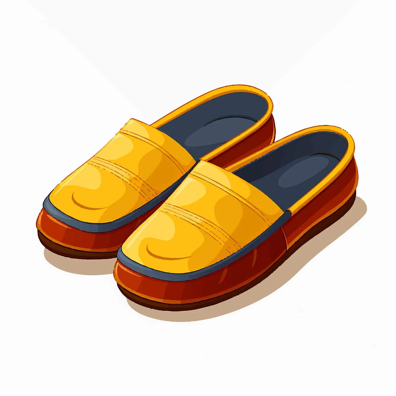 Cartoon Slippers Vector Illustration — free download from Dotvec