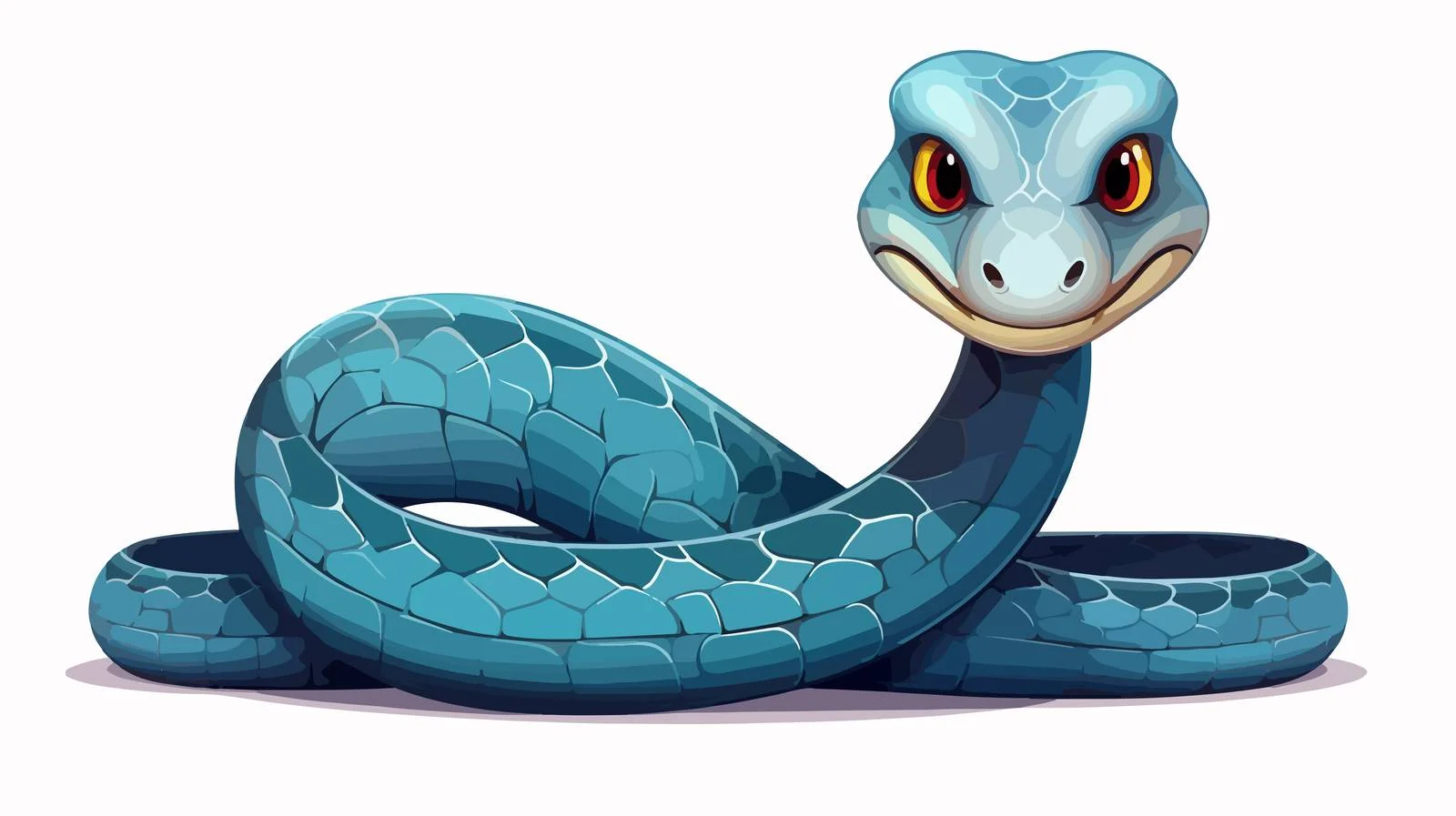 Cartoon Snake Stock Vector Illustration — free download from Dotvec