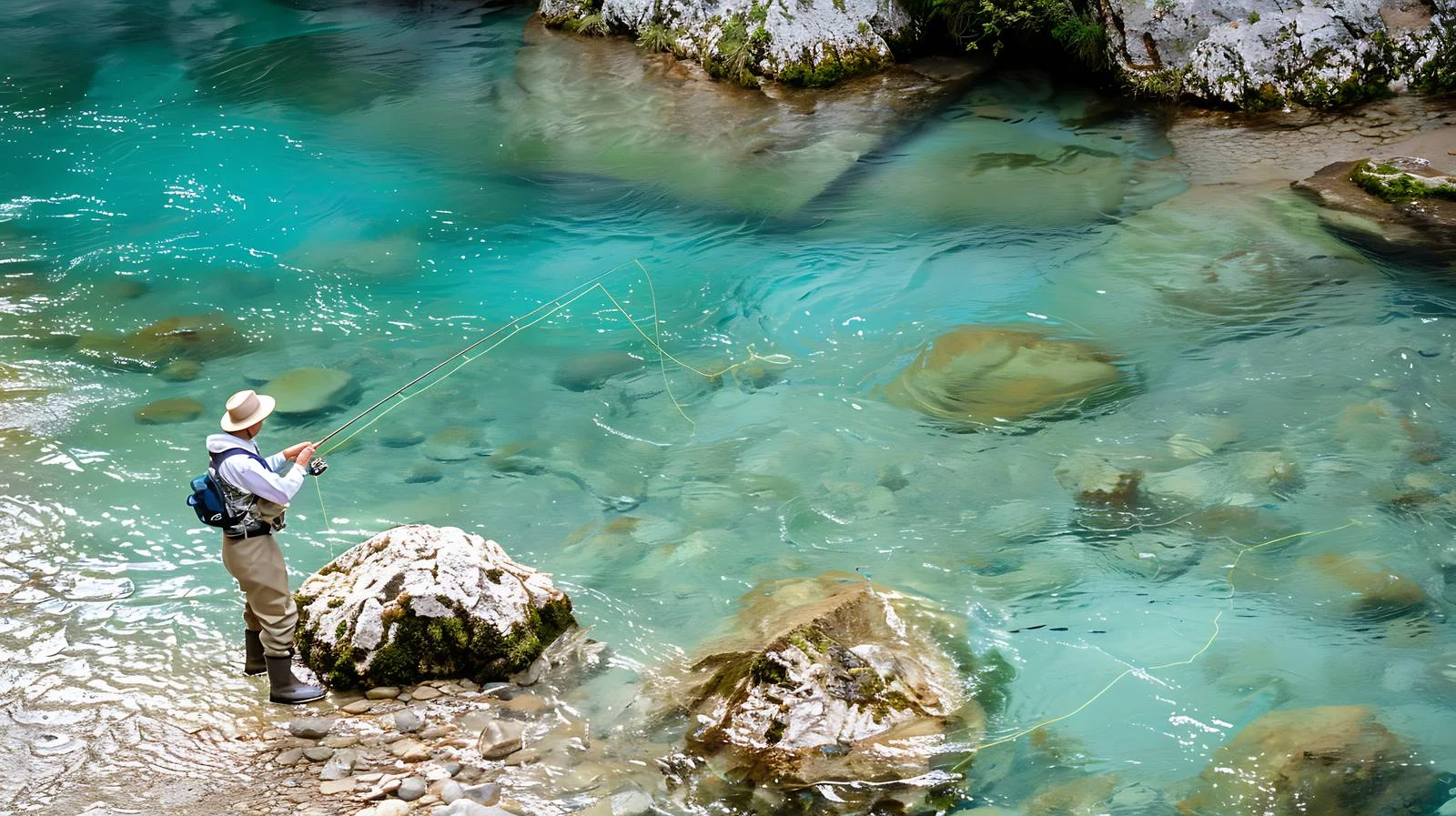 Tranquil Fly Fishing on Slovenia's Soca River — free download from Dotvec