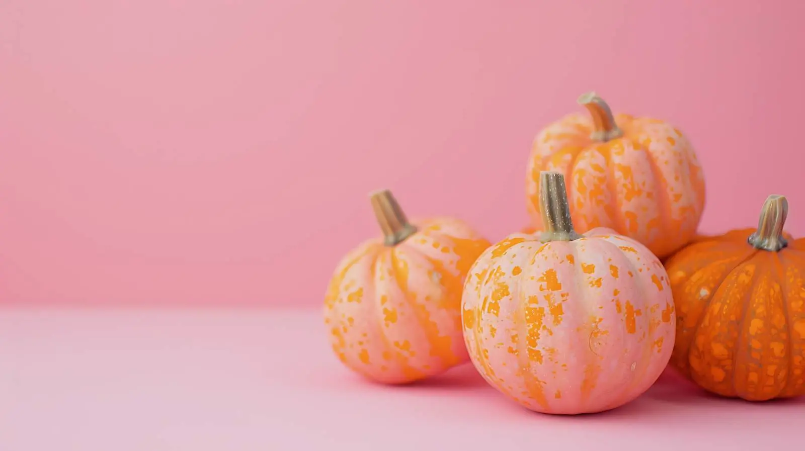 Decorative Pumpkins on Light Blue Background — free download from Dotvec