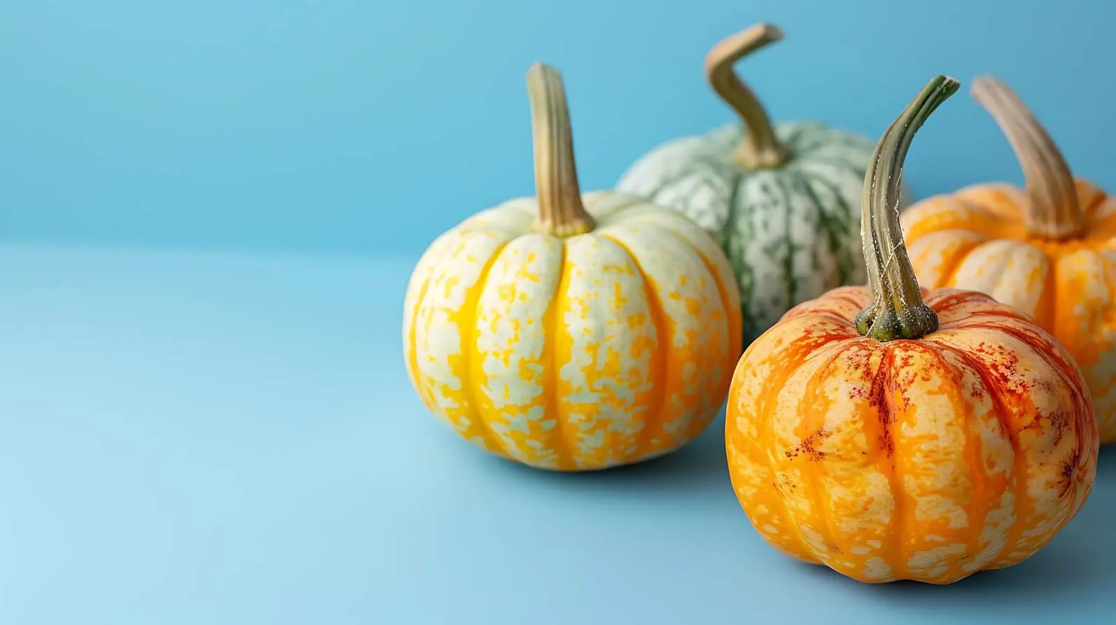 Decorative Pumpkins on Pastel Pink Background — free download from Dotvec