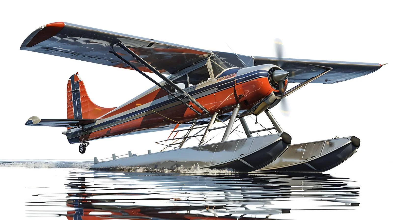 Floatplane Landing on Minnesota Lake Shore — free download from Dotvec