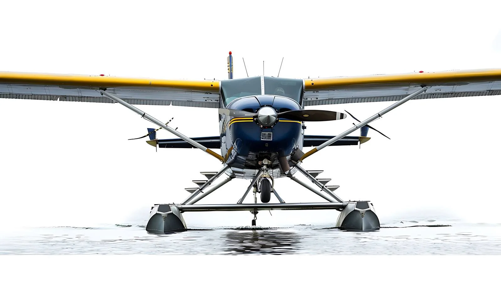 Floatplane prepares for takeoff on serene Minnesota — free download from Dotvec