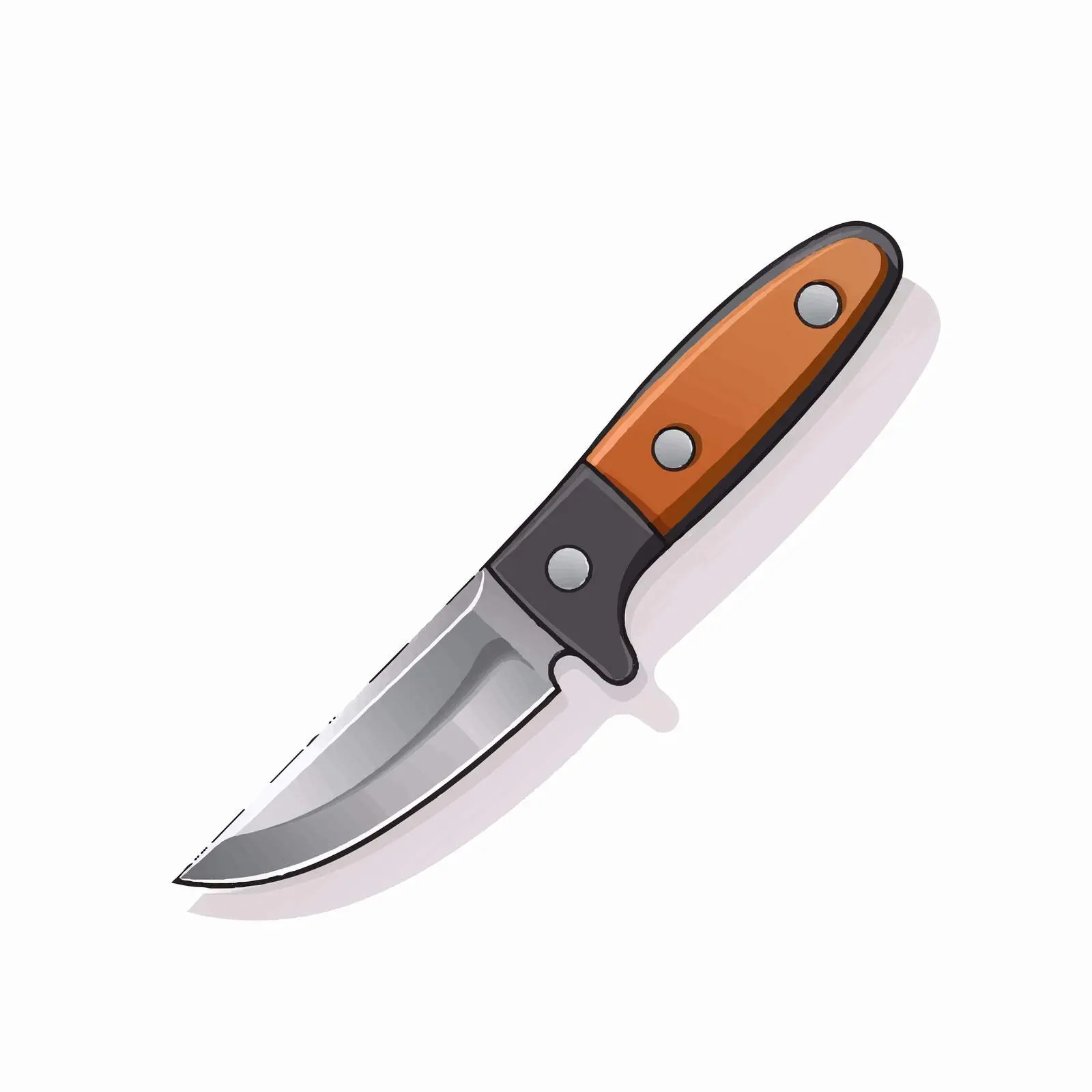 Small Knife Vector Illustration on White Background — free download from Dotvec