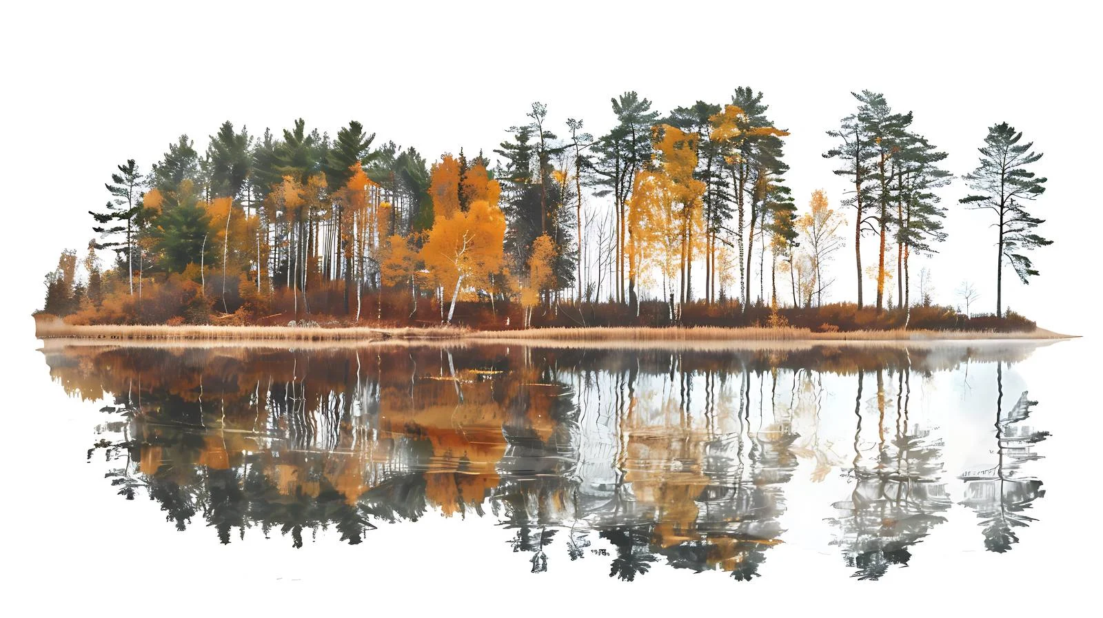 Northern Minnesota's Tranquil Lake Amid Forest — free download from Dotvec