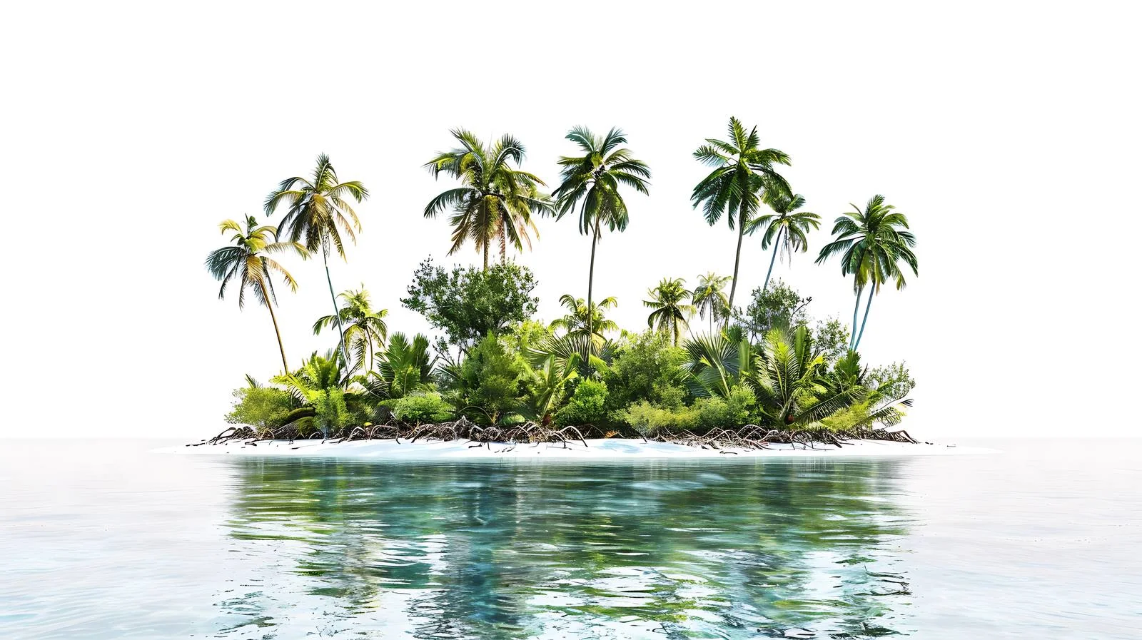 Serene Tropical Island in Indonesia's Solitude — free download from Dotvec
