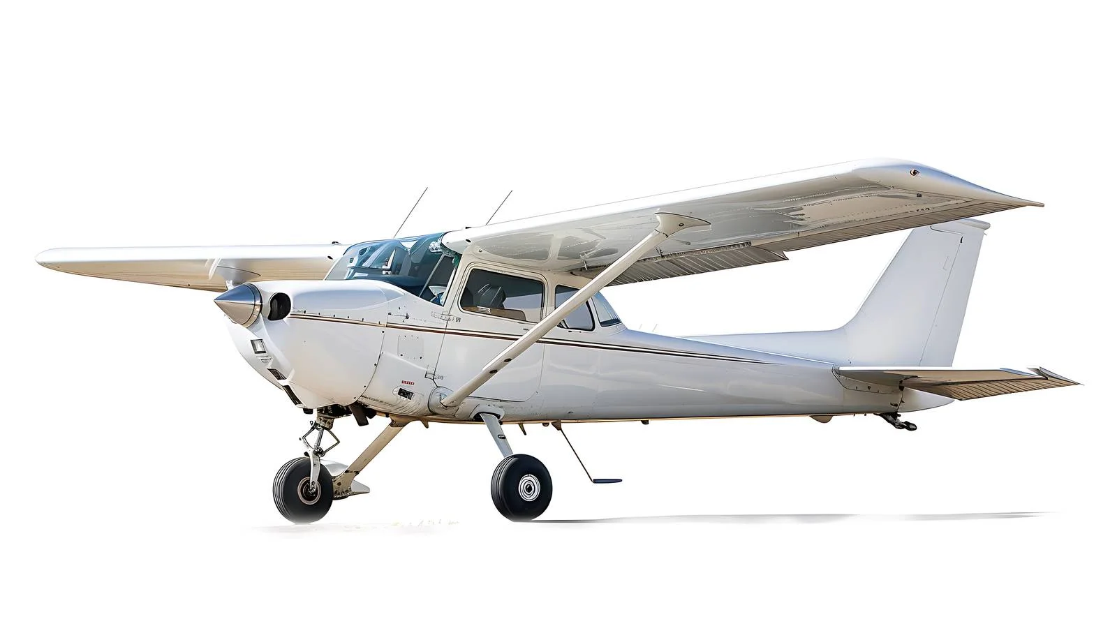 White Single Engine Aircraft Lifts Off — free download from Dotvec