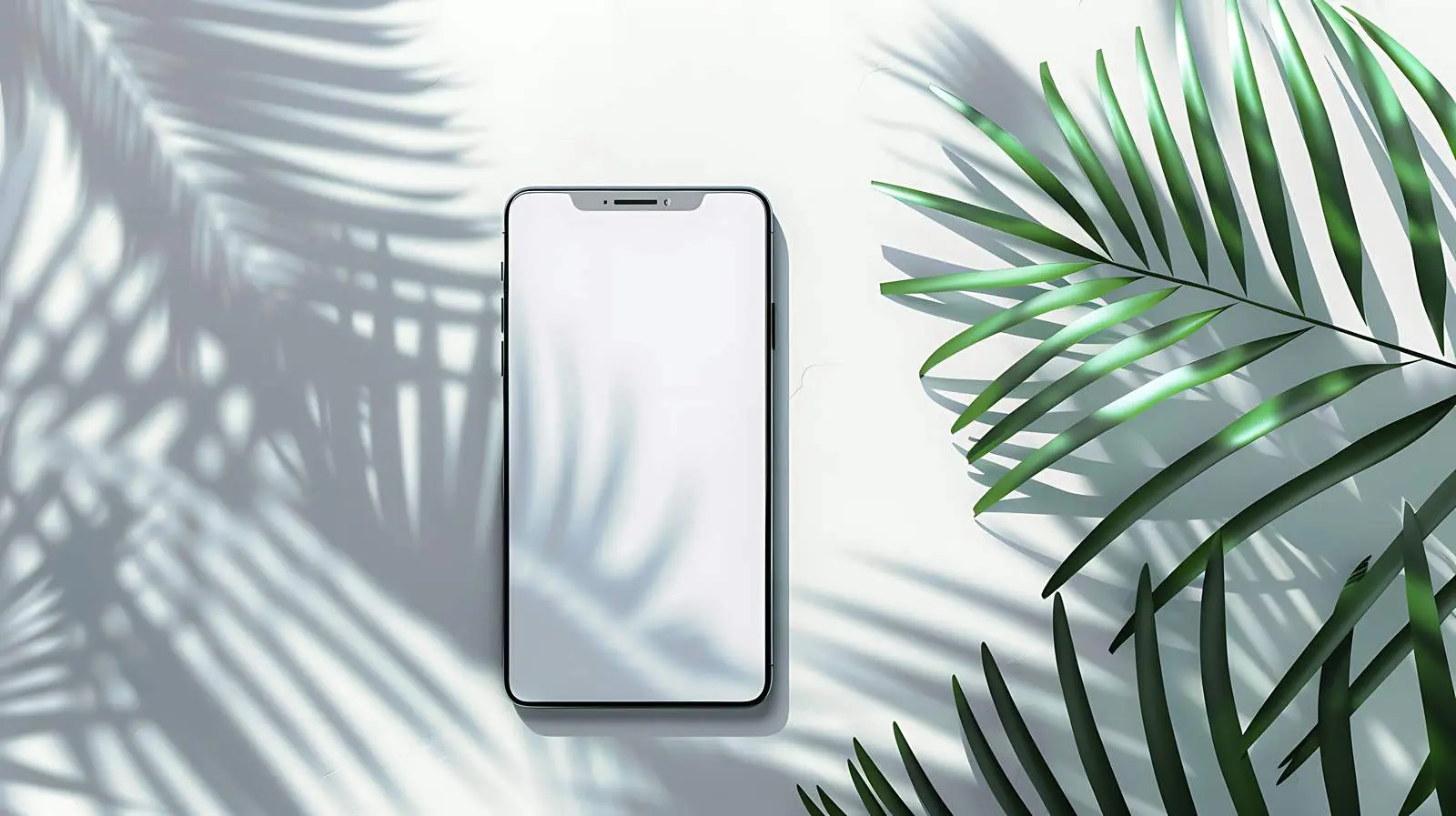 Smartphone Mockup with Blank Display on White Background — free download from Dotvec