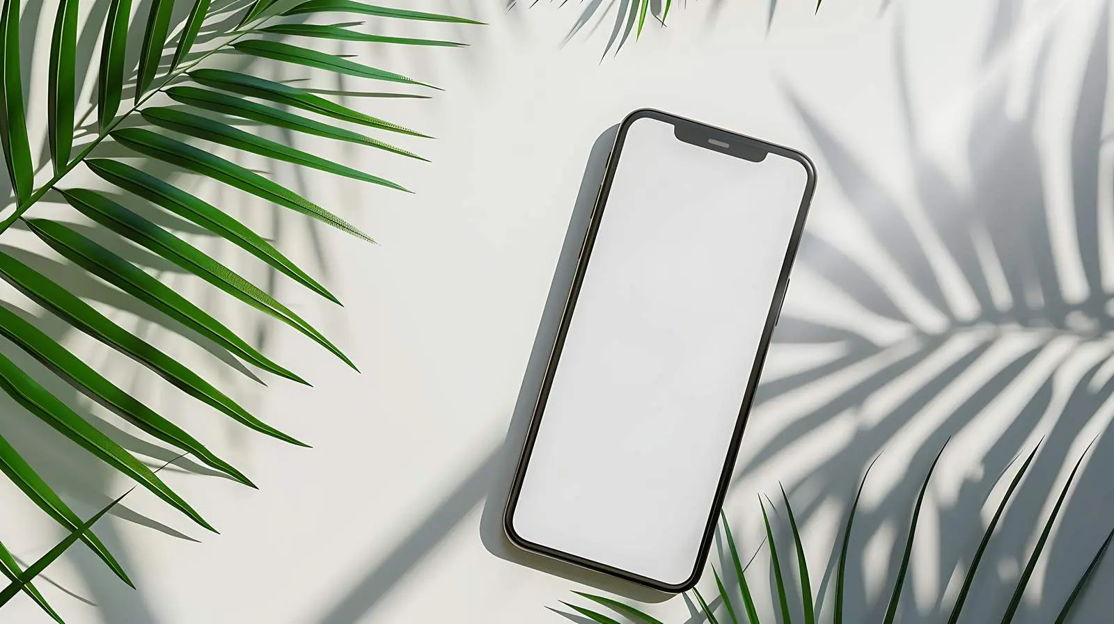 Smartphone Mockup with Blank Screen on White Background — free download from Dotvec