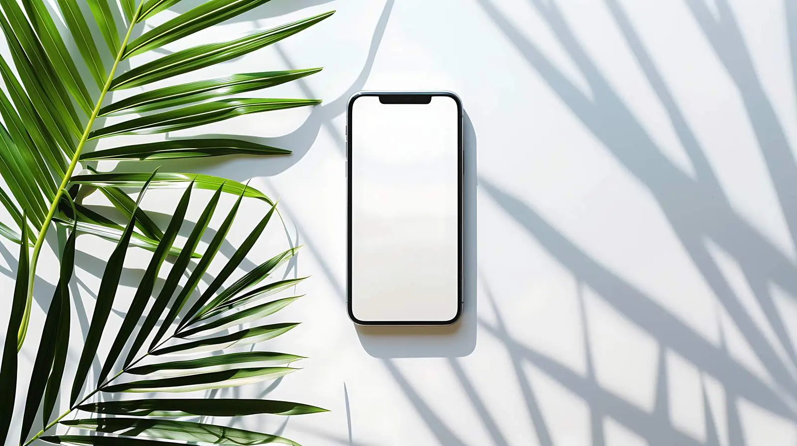 Smart Phone with Blank Screen on White Background — free download from Dotvec