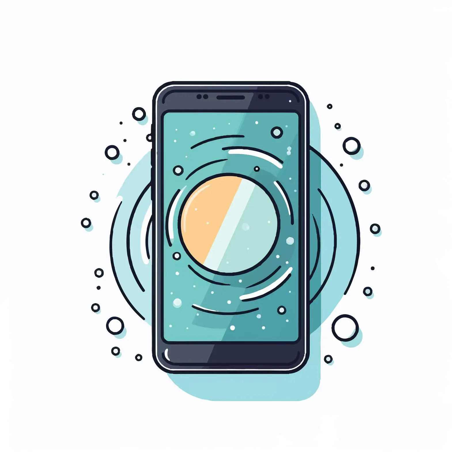Smartphone Service Icon Vector Design Illustration — free download from Dotvec