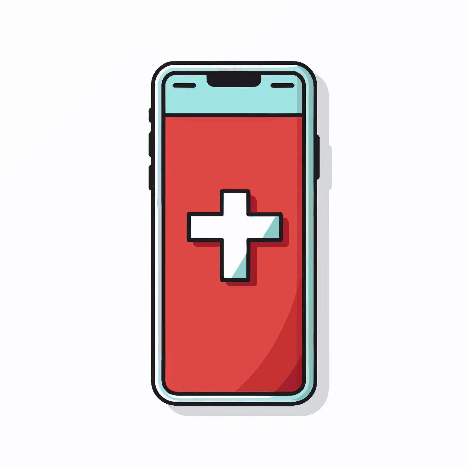 Medical Smartphone Service Vector Icon Illustration — free download from Dotvec