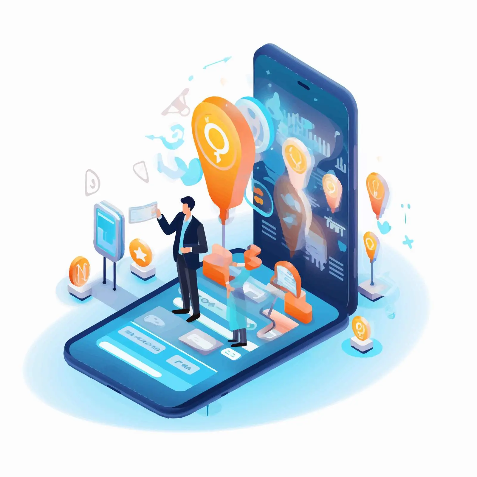 Smartphone Technology and Business Marketing Strategy – free analytics image from Dotvec