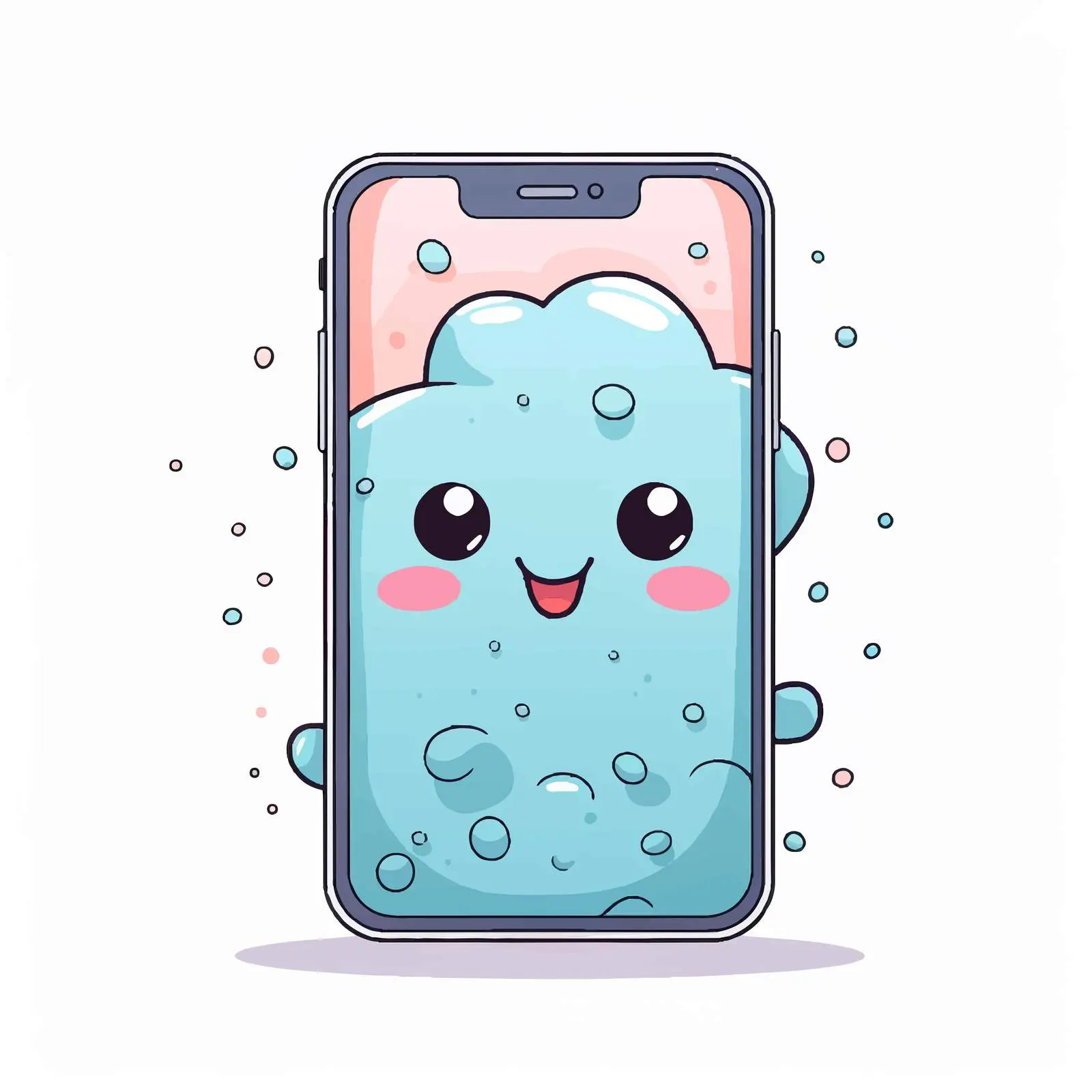 Cartoon Smartphone Vector Illustration Design — free download from Dotvec