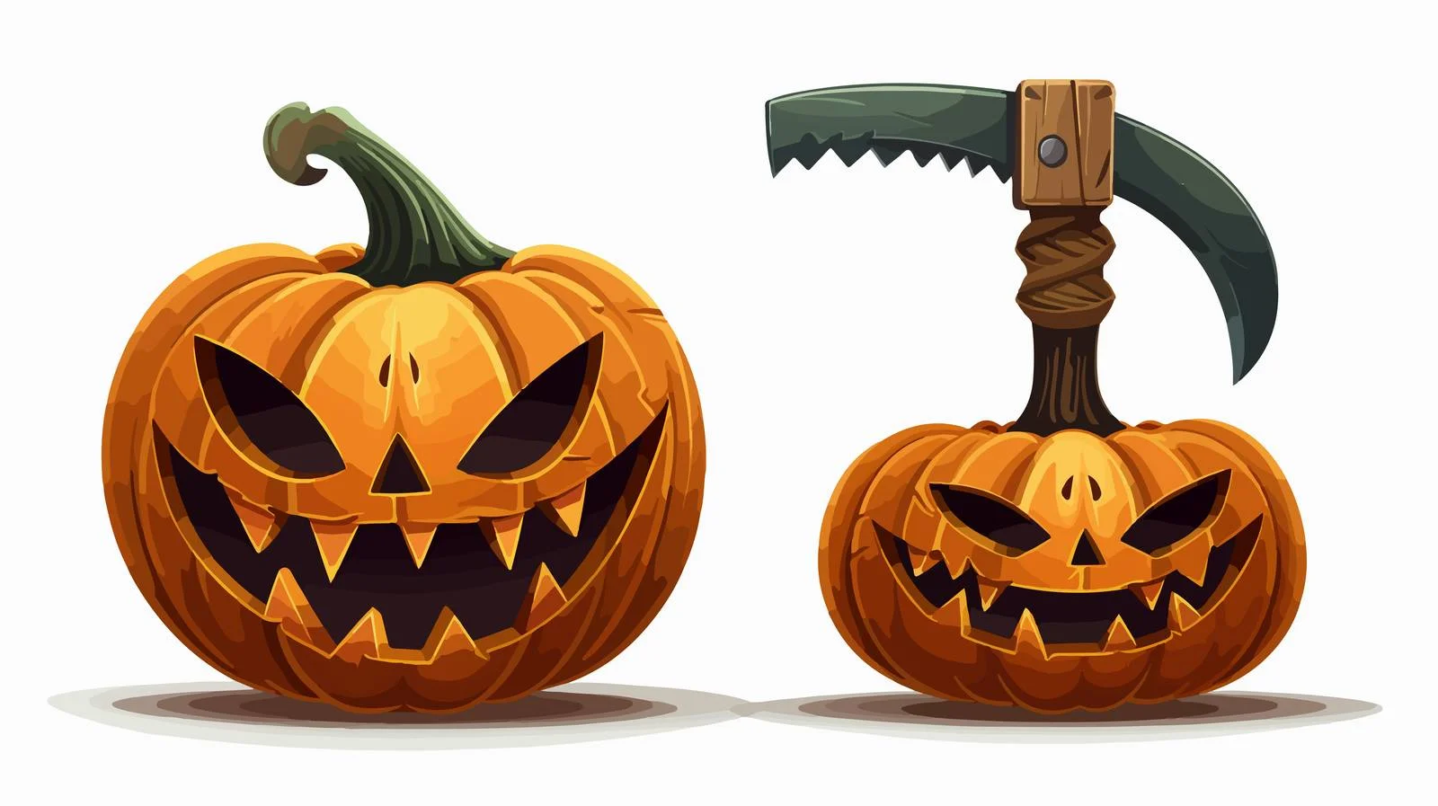 Halloween Jack Pumpkin Carving Set — free download from Dotvec