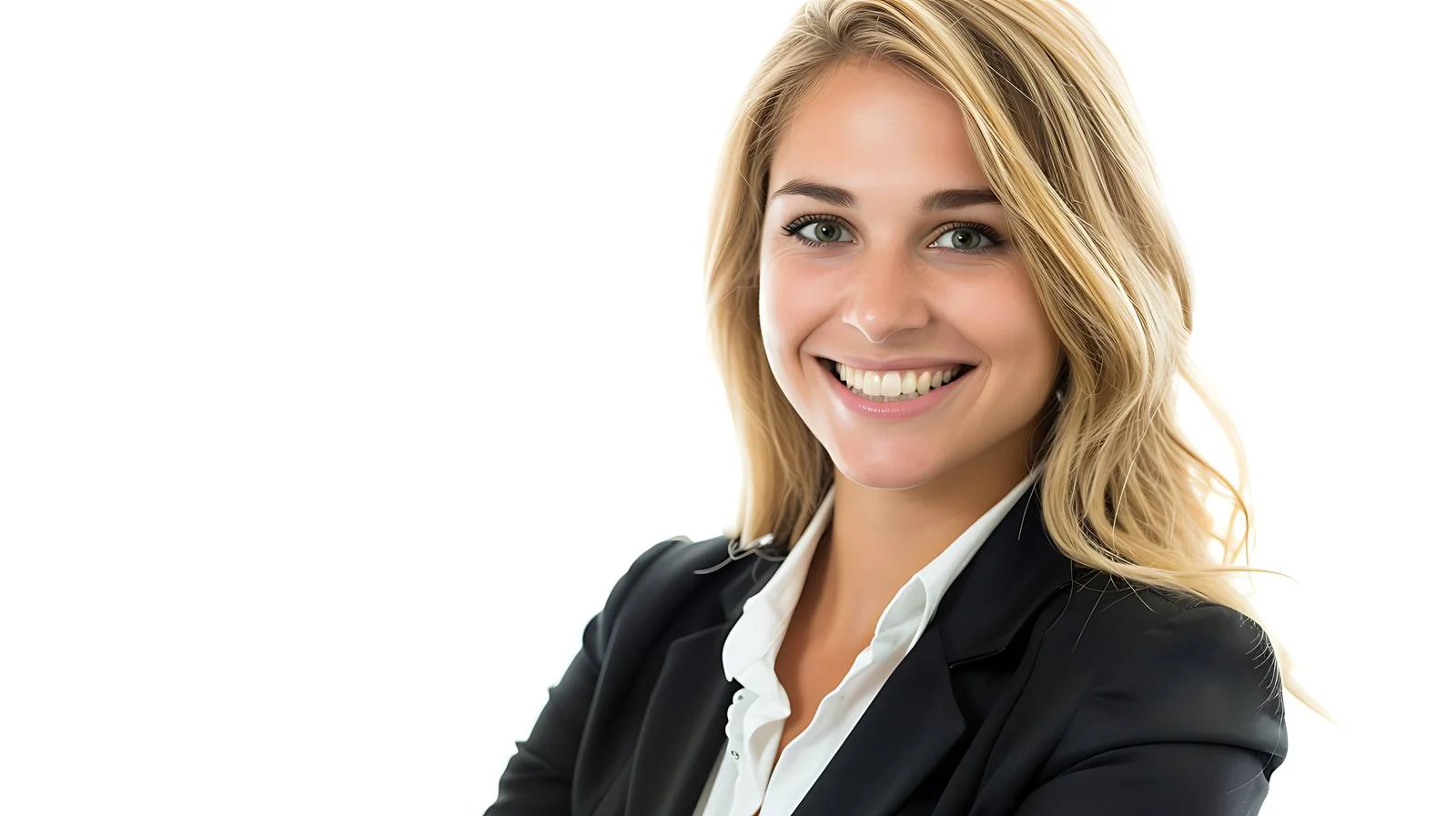 Professional Smiling Businesswoman Portrait — free download from Dotvec