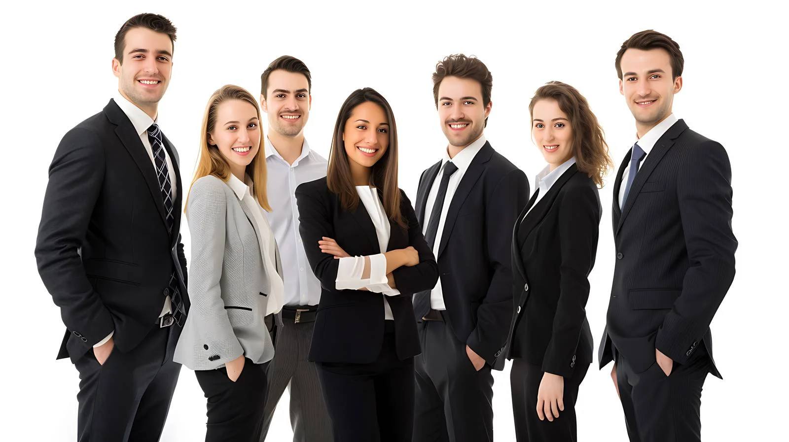 Happy Business Team in Office — free download from Dotvec