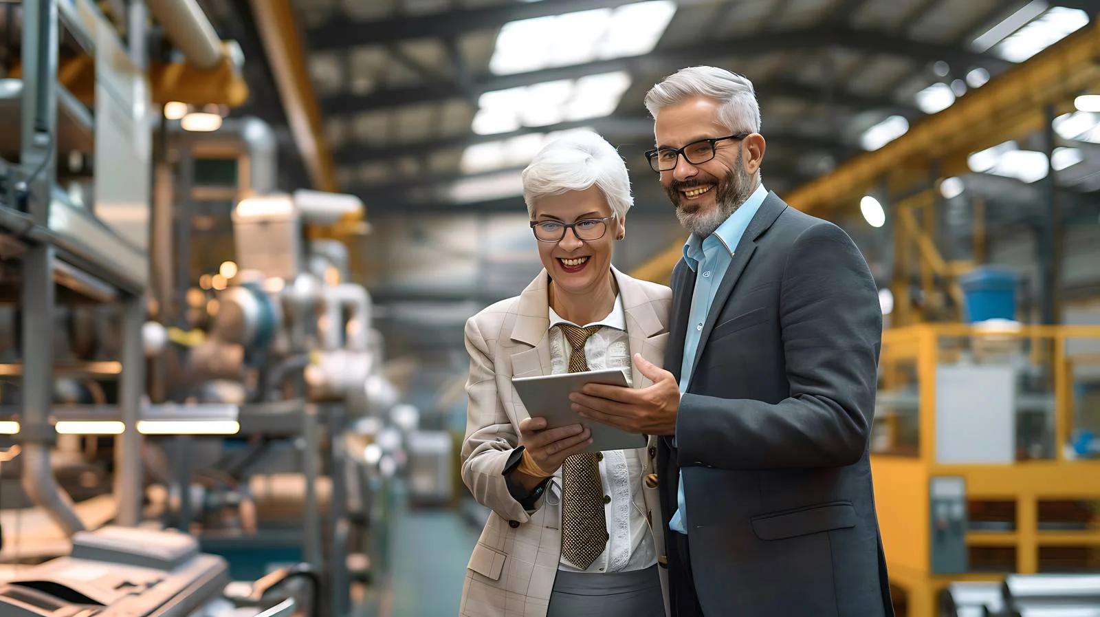 Corporate Team with Tablet Meeting — free download from Dotvec