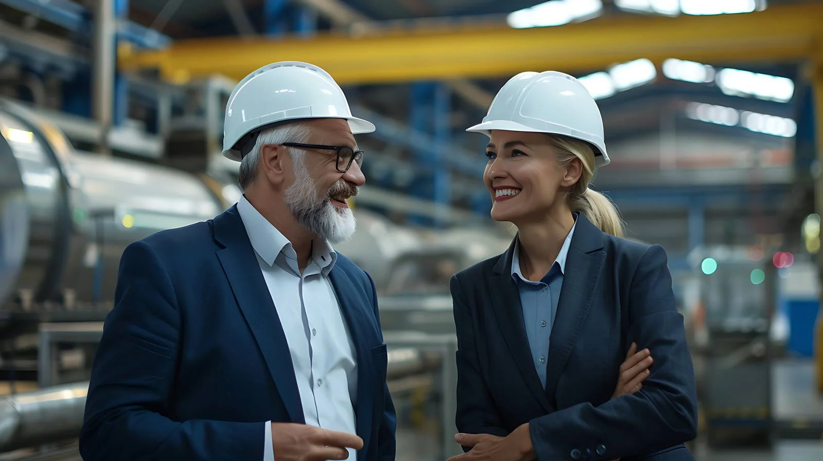 Business Discussion with Senior Colleague — free download from Dotvec