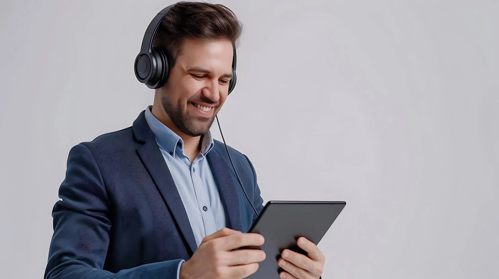 Successful Businessman Using Digital Technology — free download from Dotvec