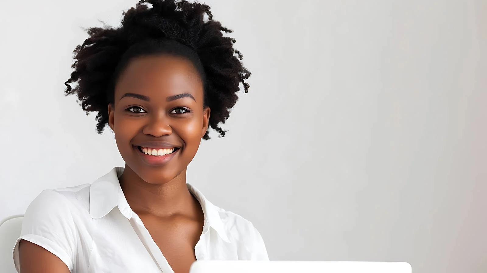 Professional Businesswoman with Laptop in Office — free download from Dotvec