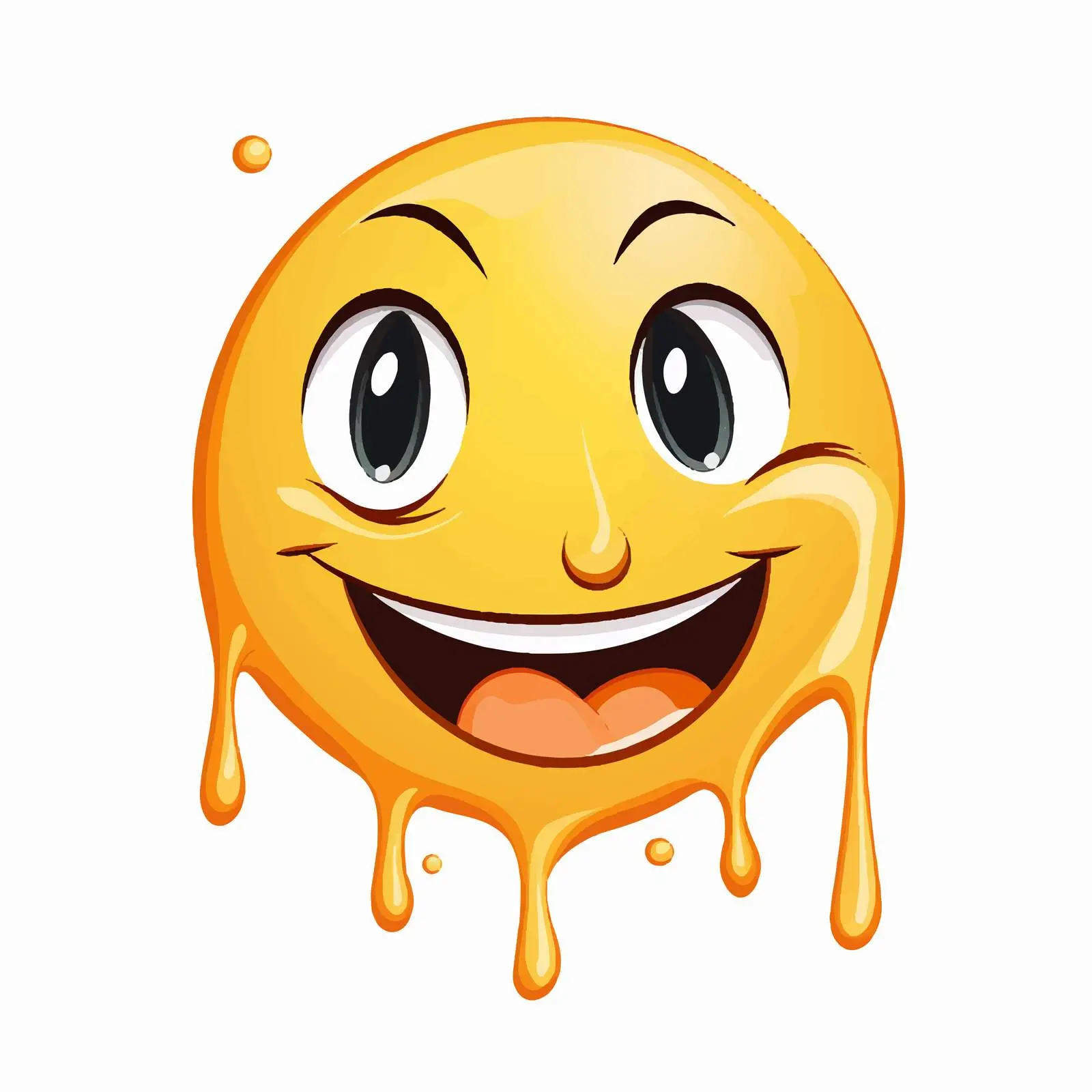 Smiling Face with Tears of Joy Vector — free download from Dotvec
