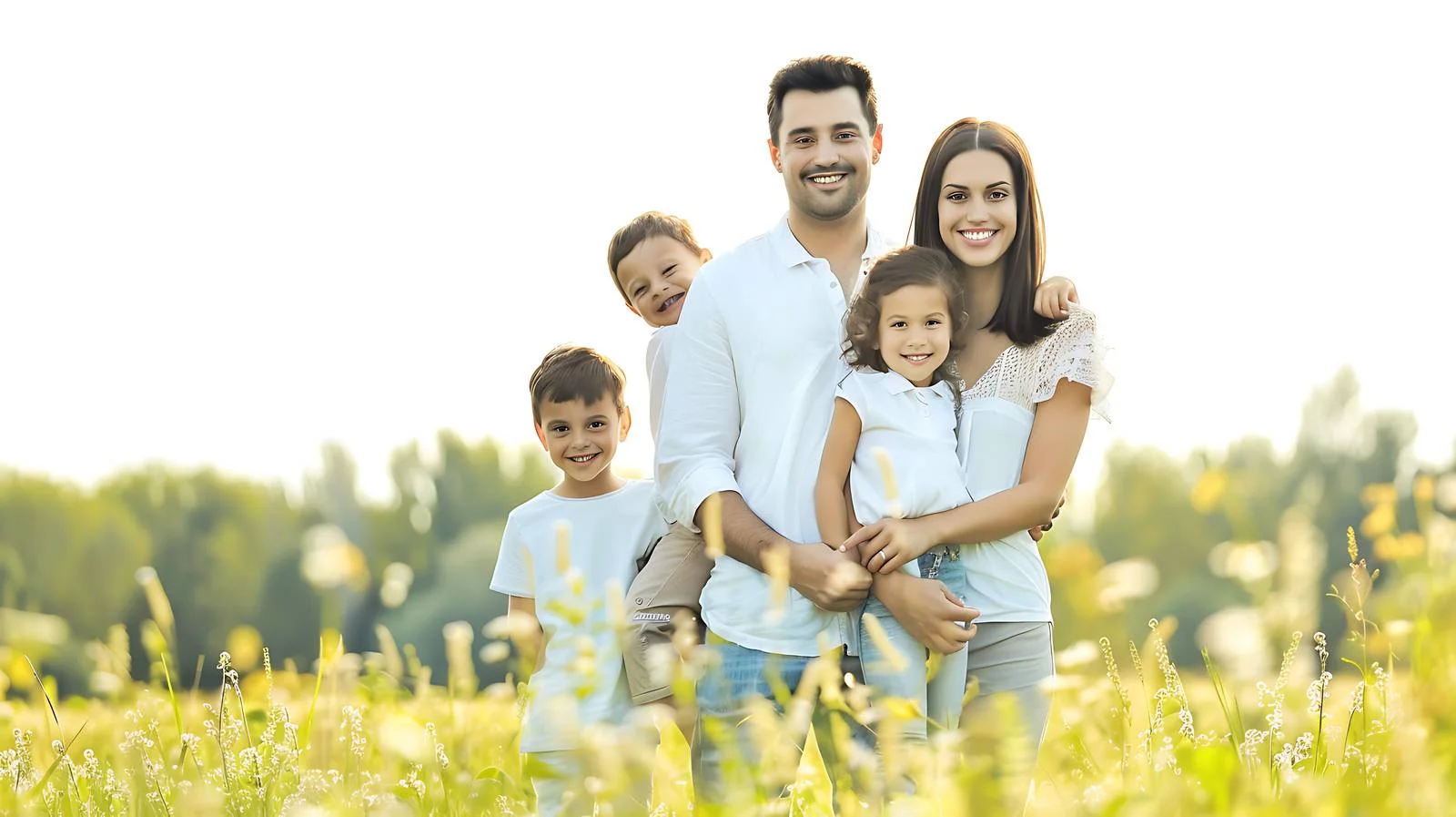 Happy Family in Public Park — free download from Dotvec