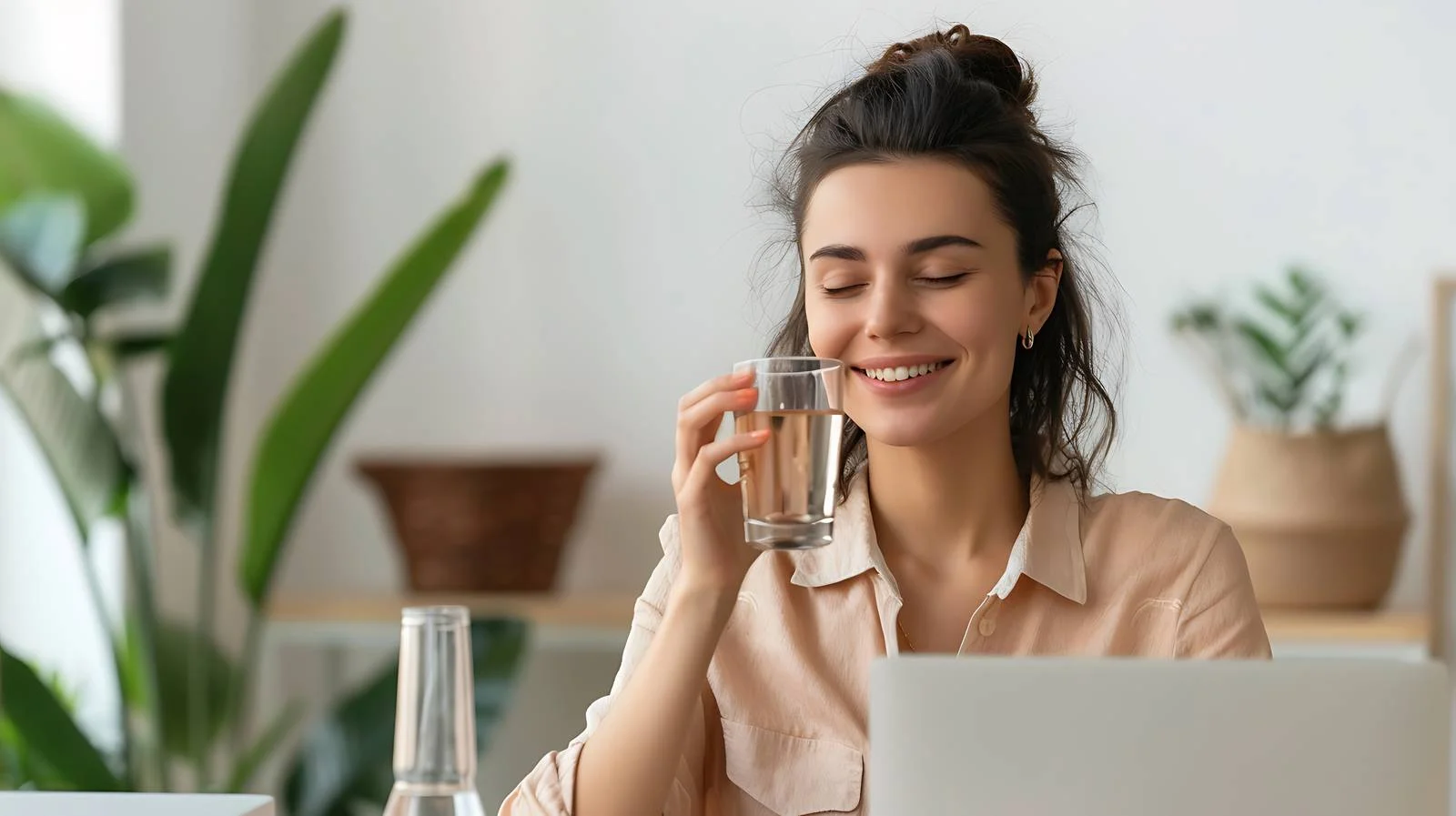 Joyful Entrepreneur with Closed Eyes — free download from Dotvec