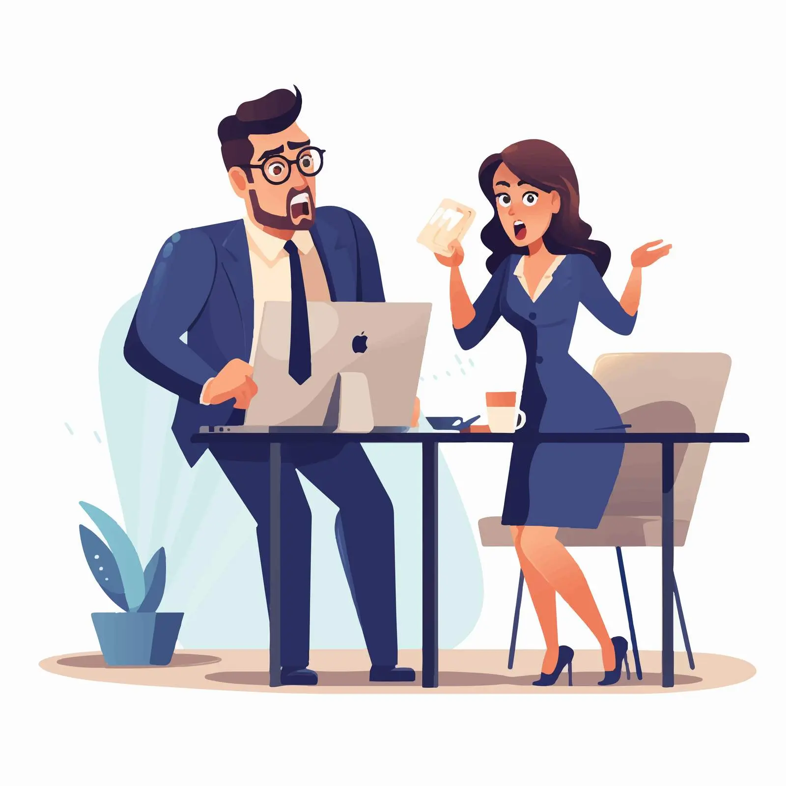 Smiling Female Manager at Computer in Office – free work culture image from Dotvec