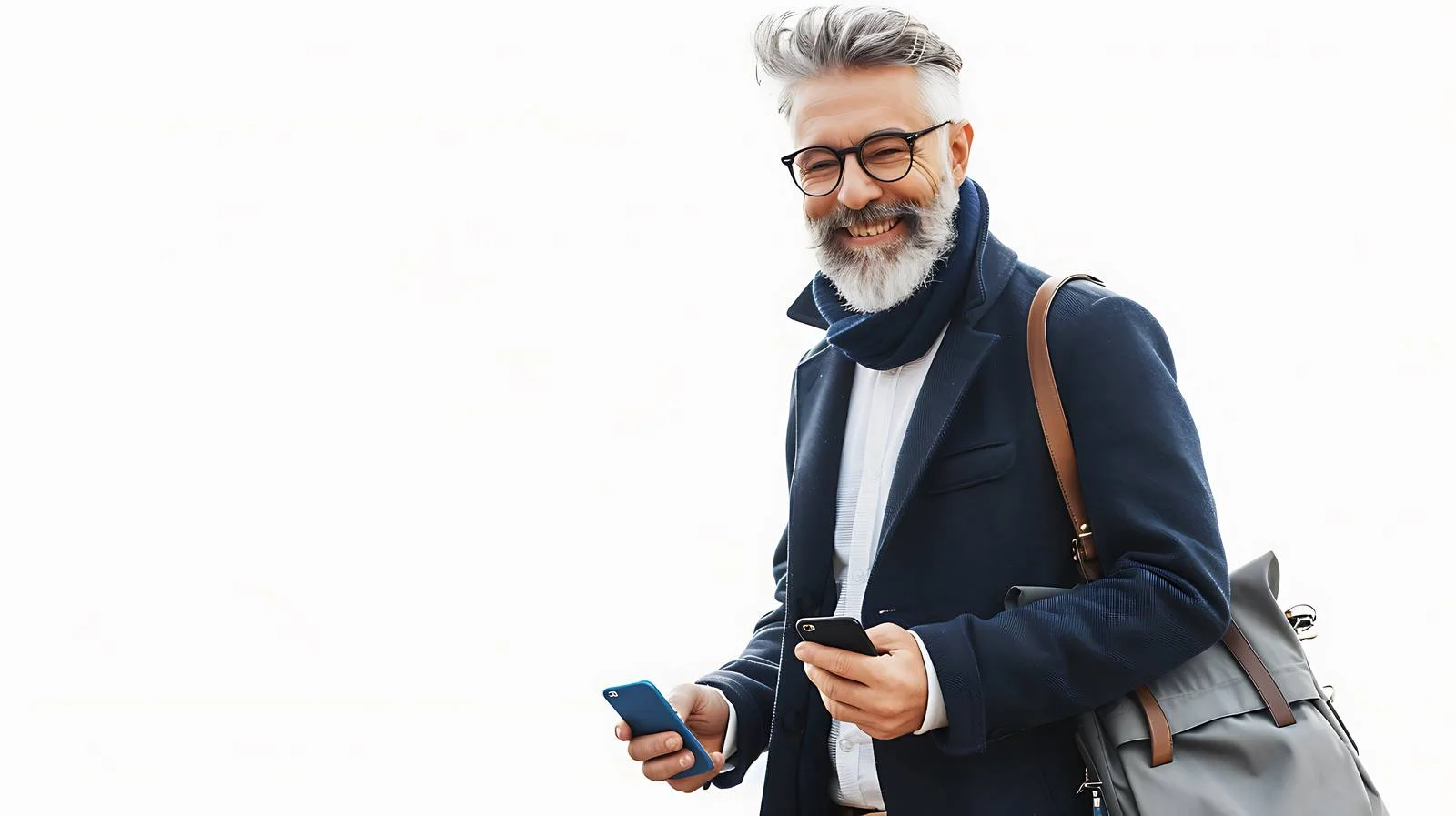 Elderly Businessman in City — free download from Dotvec