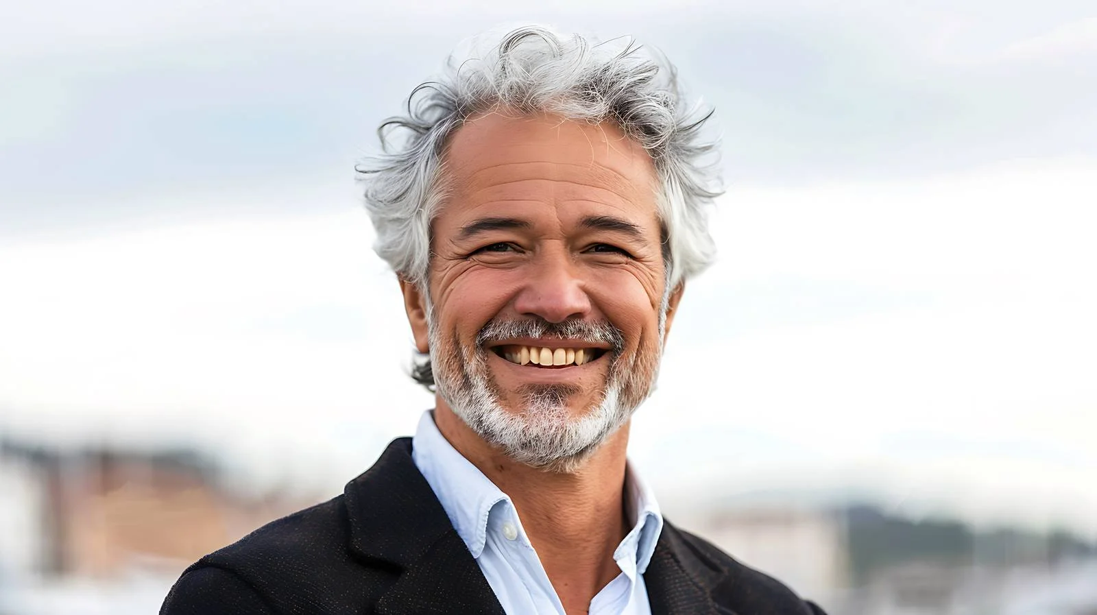 Confident Elderly Businessman Outdoors Portrait – free caucasian image from Dotvec