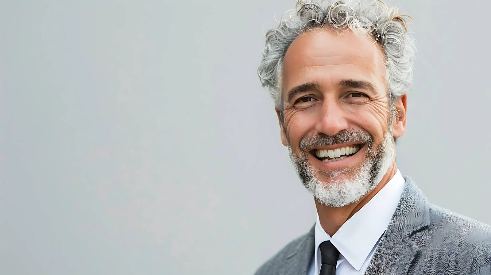 Smiling Senior Businessman Outdoors — free download from Dotvec