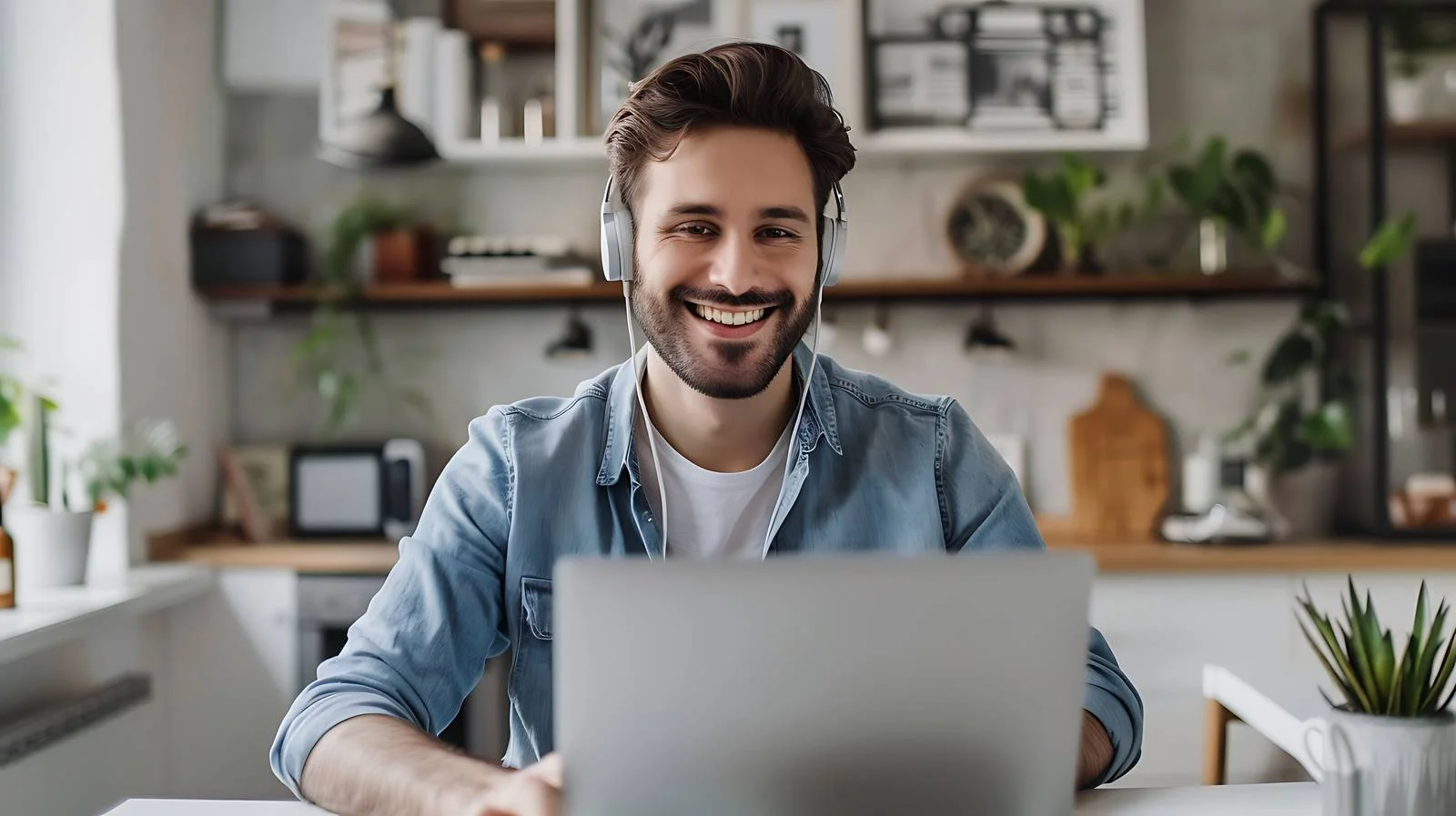 Happy Man in Modern Apartment — free download from Dotvec