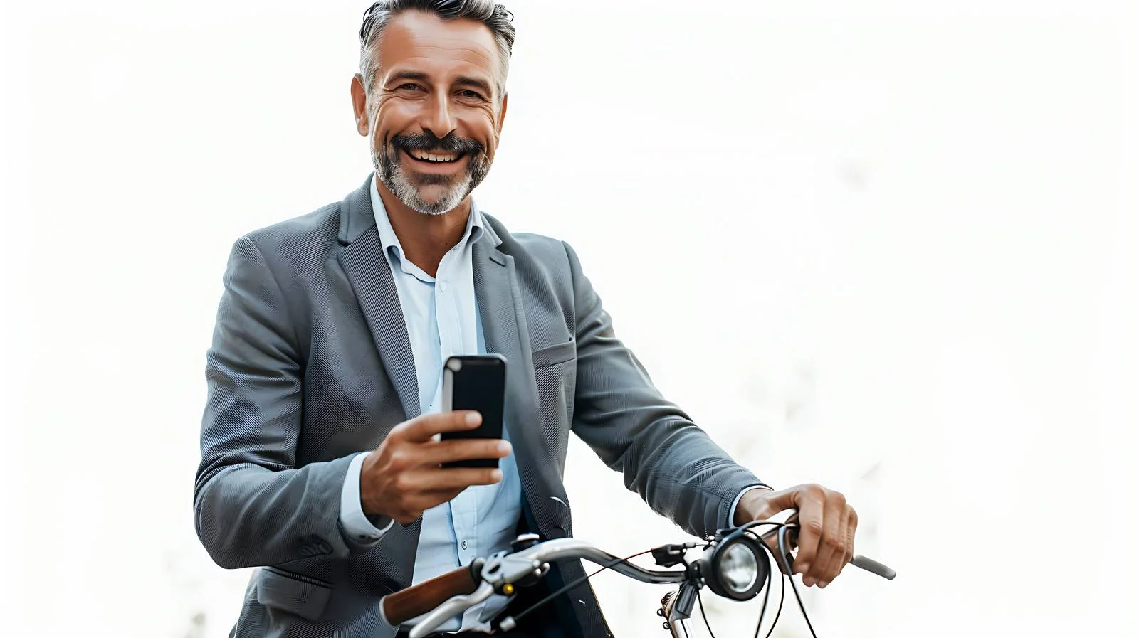 Senior Businessman Multitasking — free download from Dotvec