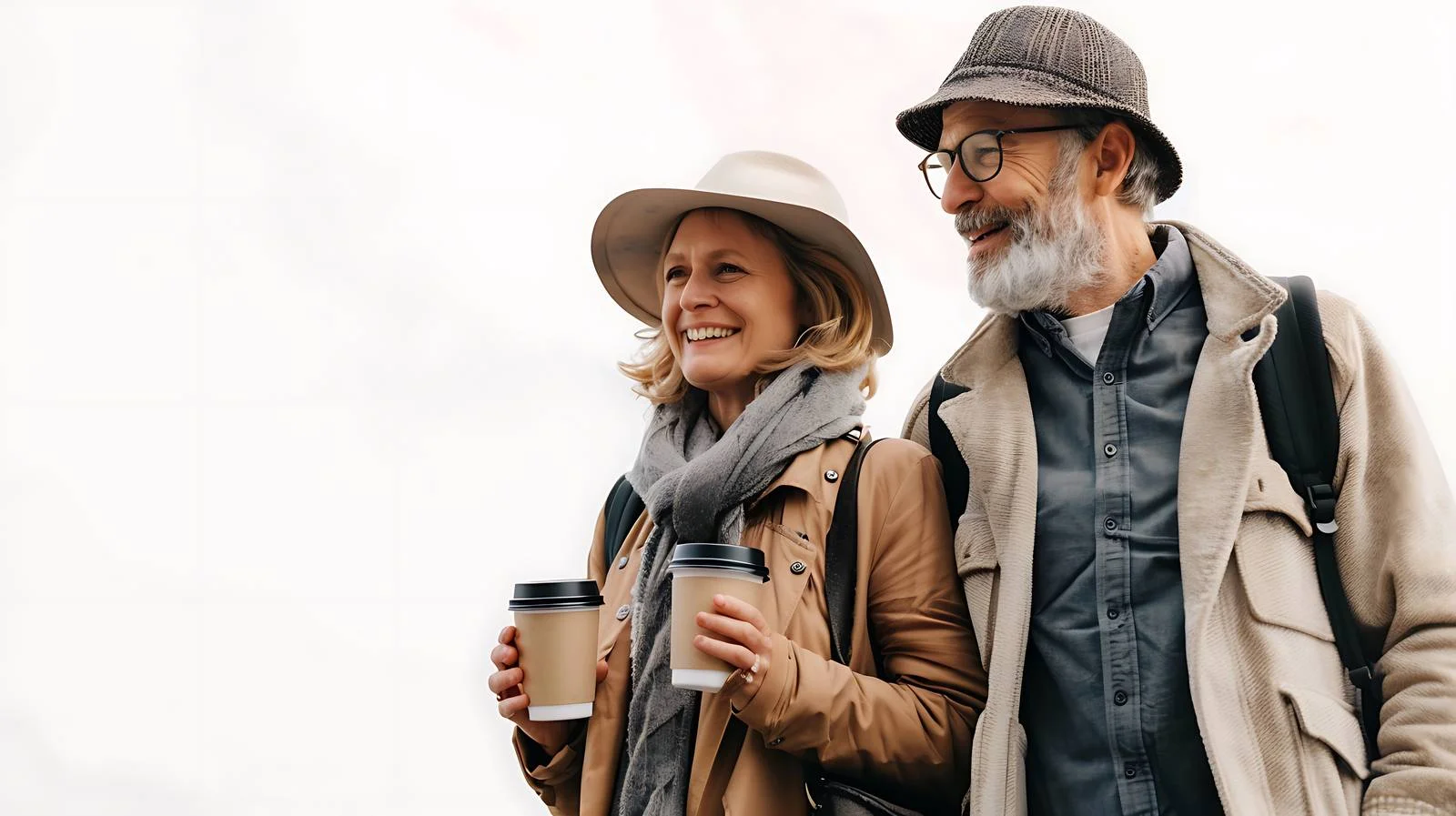 Sustainable Couple with Reusable Bamboo Cups — free download from Dotvec