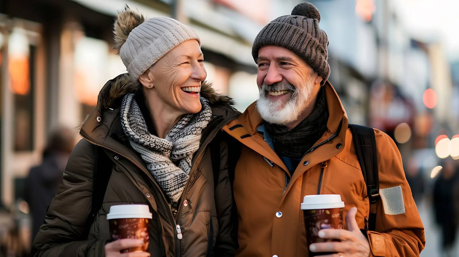 Eco-Friendly Couple Enjoying Stroll — free download from Dotvec