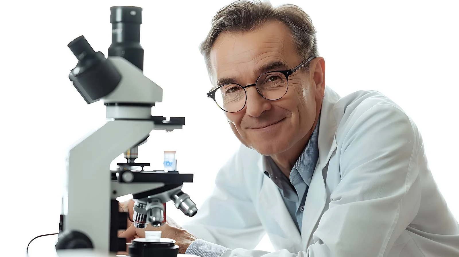 Mature Man Examining Equipment — free download from Dotvec