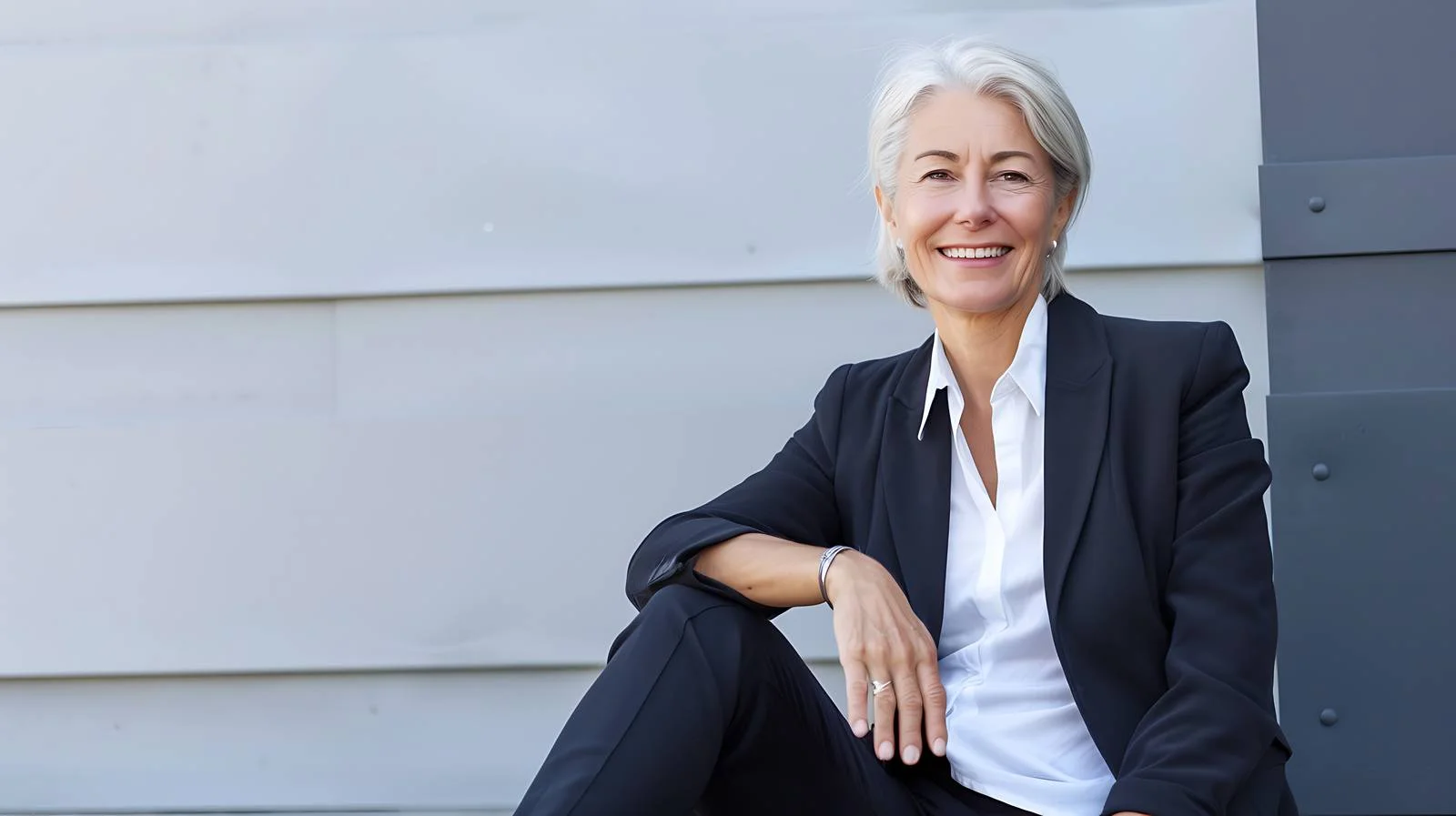 Senior Businesswoman Outdoors — free download from Dotvec