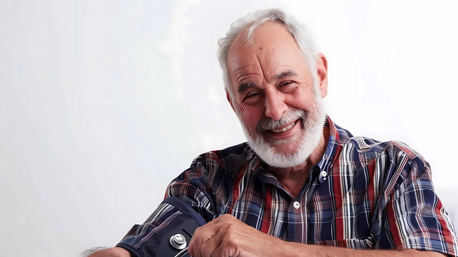 Senior Man Checking Blood Pressure — free download from Dotvec