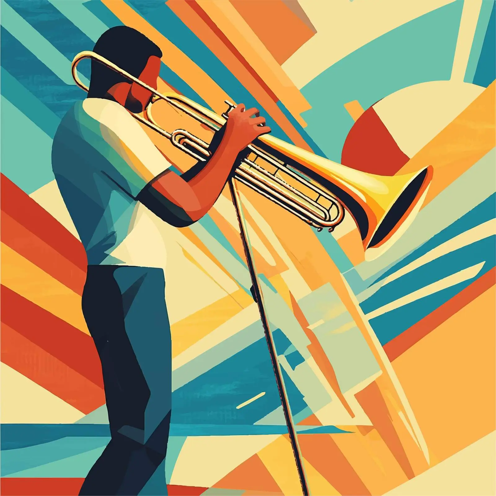 Brass Instrument Shining with Musician Performance — free download from Dotvec