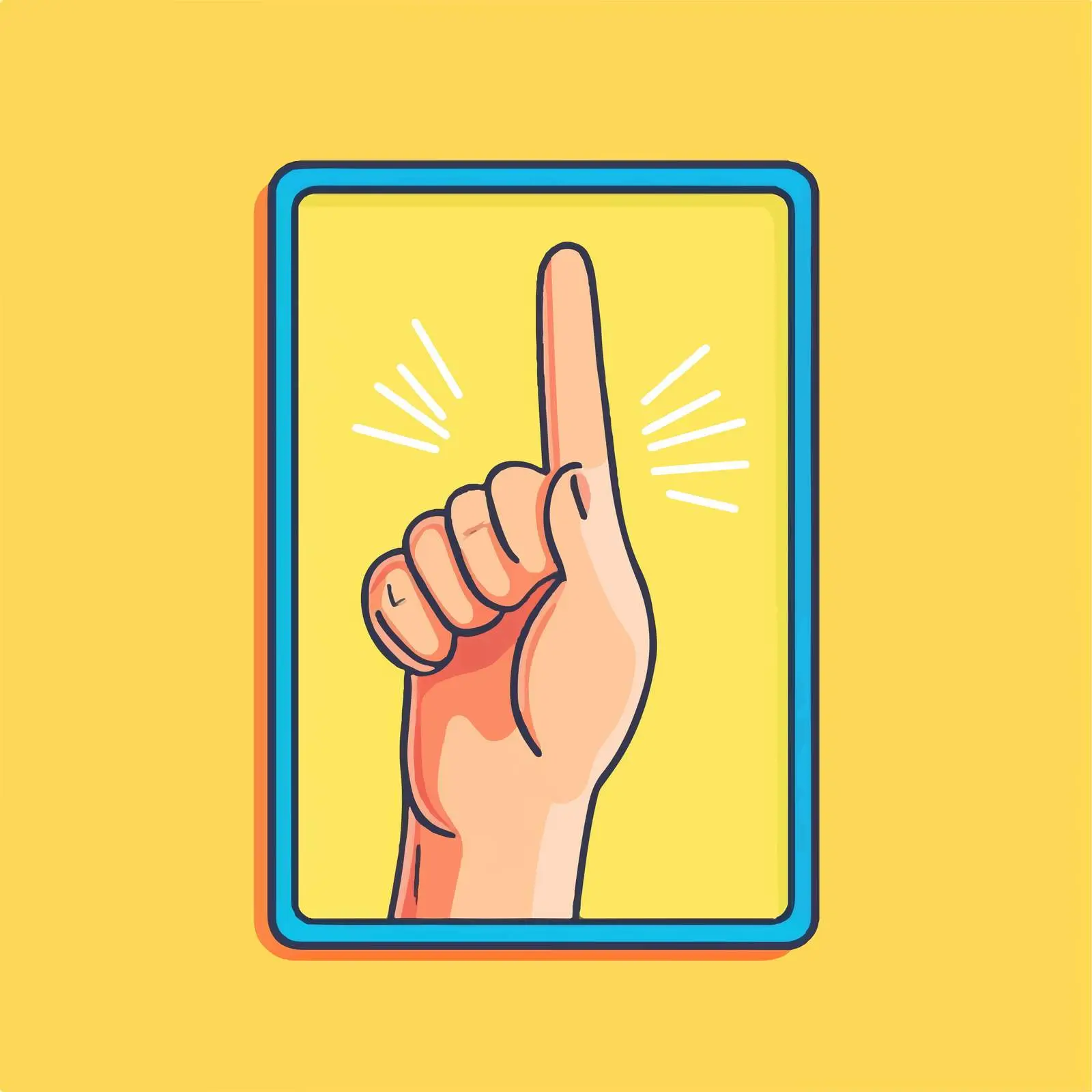 Snapping Fingers Gesture Flat Vector Illustration — free download from Dotvec