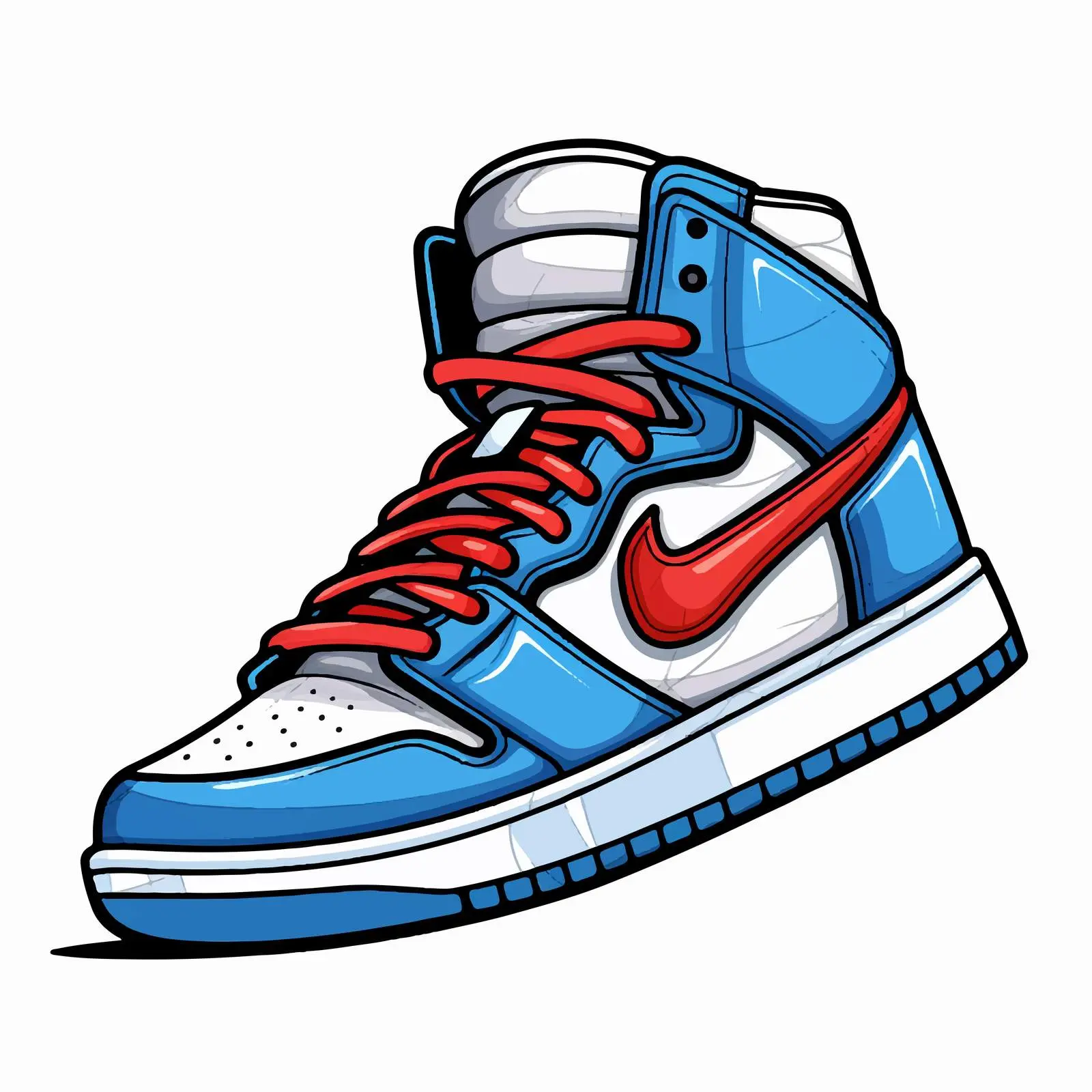 Cartoon Sneaker Vector Illustration Isolated — free download from Dotvec